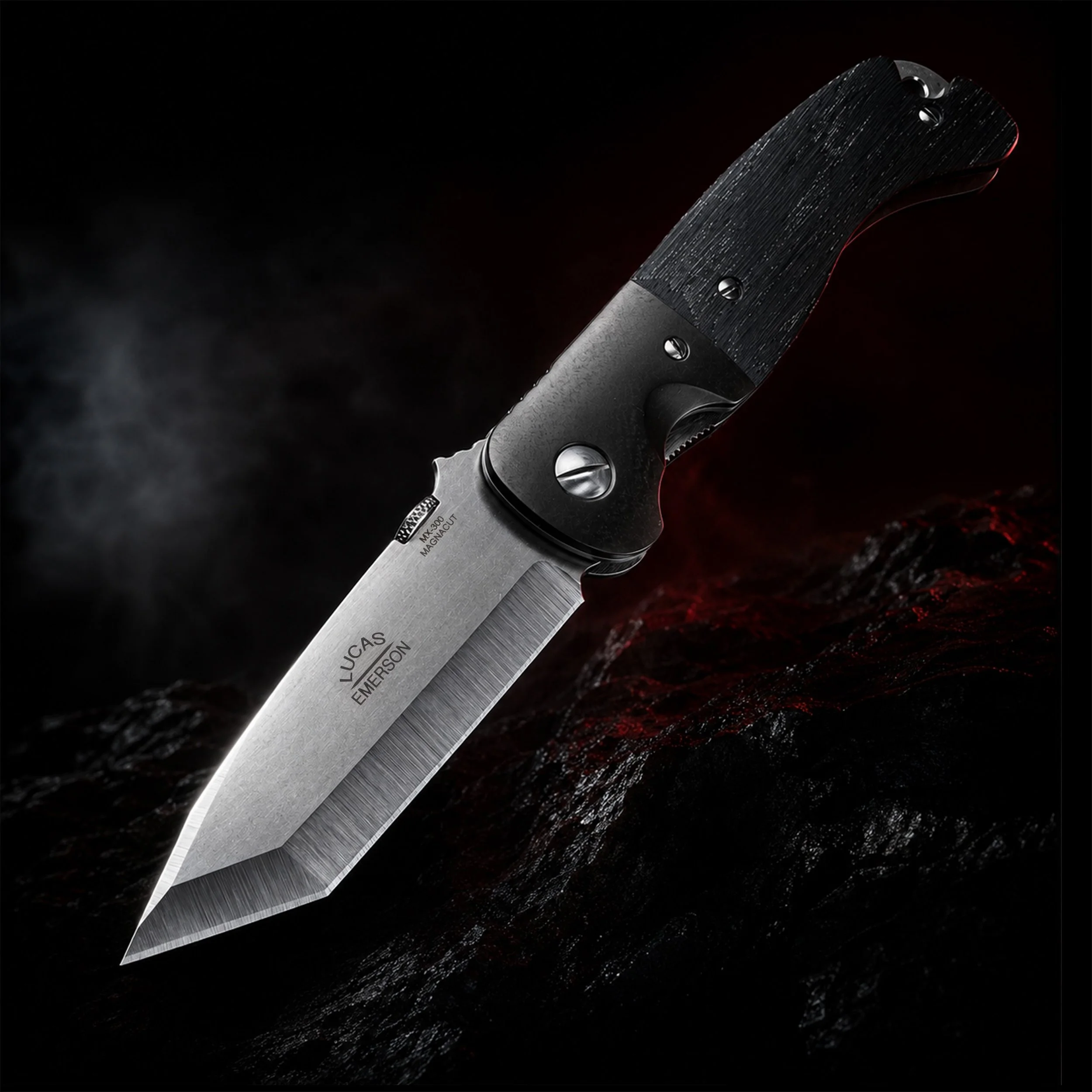 The MX-300 with Zirconium bolsters, Magnacut blade, and bog oak handle scales. What a pleasure it has been to bring this piece to life! It will be made available at Blade Show Atlanta 2026.