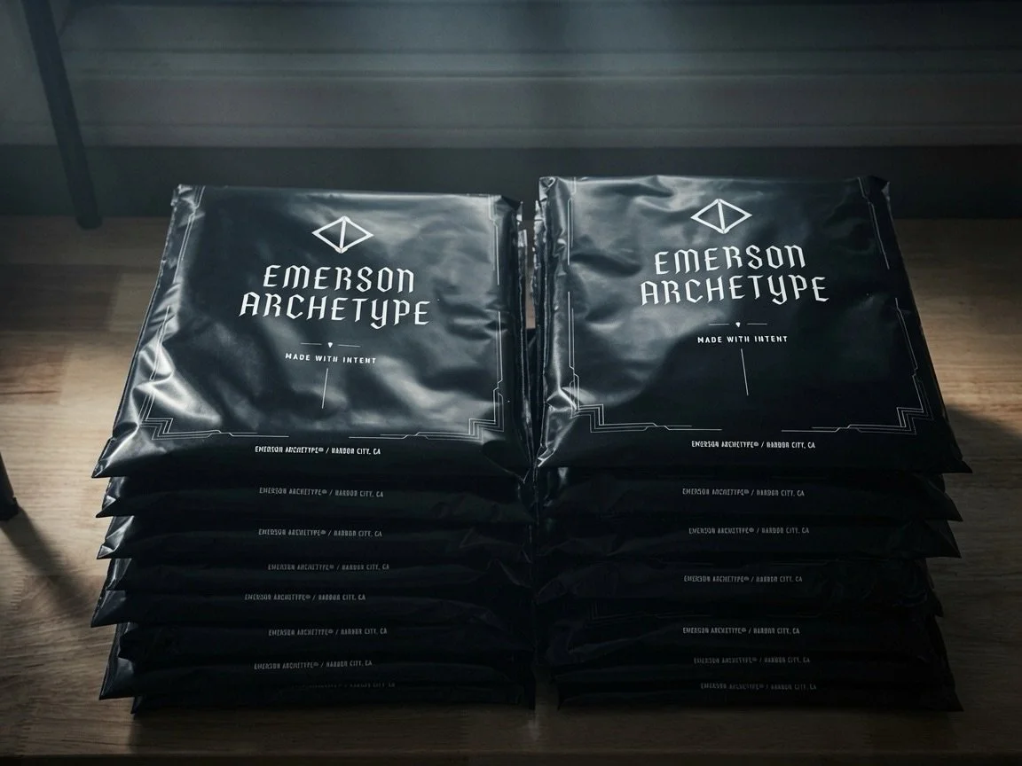 Pre-orders for the Unbroken Tee are packed and heading out. The wait is over. Made with intent.

Want in on the next drop? Join the email waitlist on my website &mdash; link in bio.

#emersonarchetype