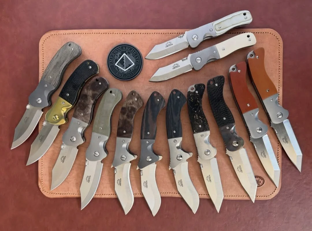 @kal0pr has the biggest collection I've seen so far. Very impressive man. Repost from @kal0pr
&bull;
Enjoy your Saturday! 
Lineup of Lucas Emerson Handmade Customs
