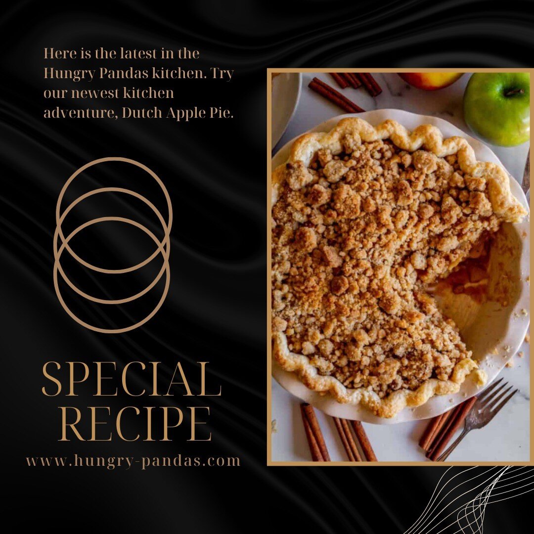 Here is the latest in the Hungry Pandas kitchen. Check out our favorite Dutch Apple Pie recipe this Friday! As always, stay hungry pandas🐼 #blog #community #delicous #eats #foodie #foodblogger #food #panda #foodphotography #houston #hungrypandas #li