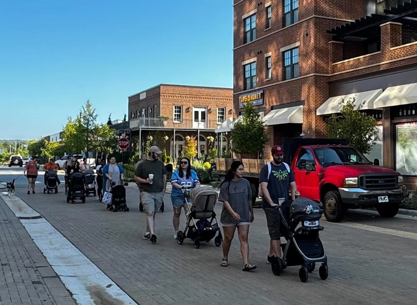 📣Join the MidCity Stroller Club!! Stroll with us on the 4th Saturday of the month for a fun morning of fresh air, coffee, community, and stroller strides through MidCity!⁠
⁠
EVERYONE IS WELCOME! Come walk your pets, bring your kids, get your steps i