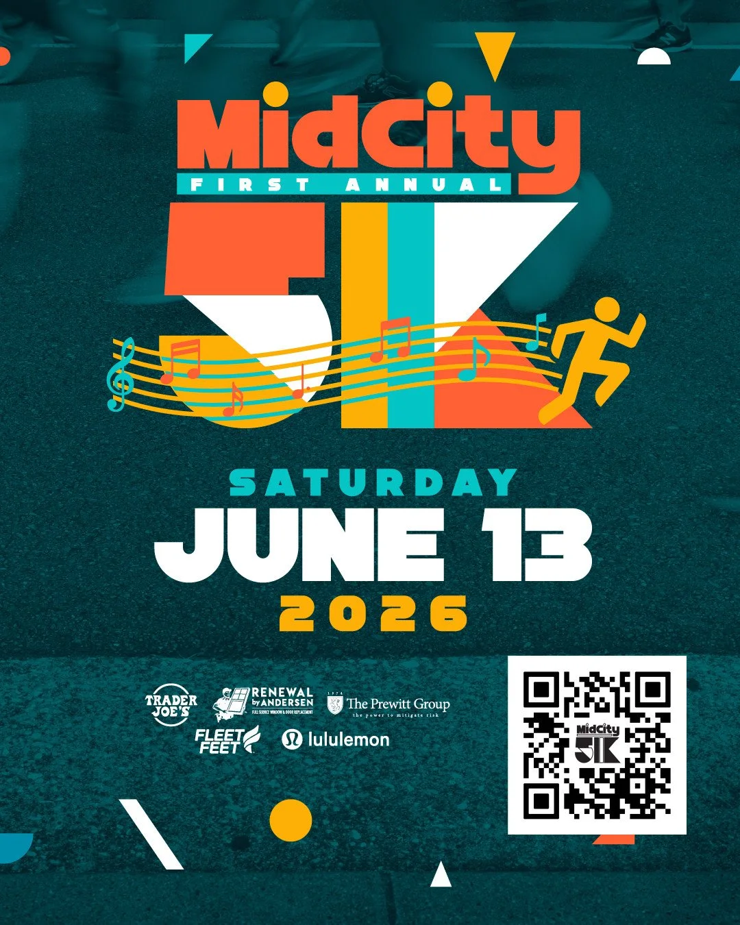 🏃&zwj;♀️🎉 Join us for the MidCity 5K, a fun and community-focused, music-themed race through MidCity District, benefiting the Maitland Arts Initative. ⁠
⁠
🔗 Tap the #linkinbio to register today!!! Each registration by April 12th will receive a Mid