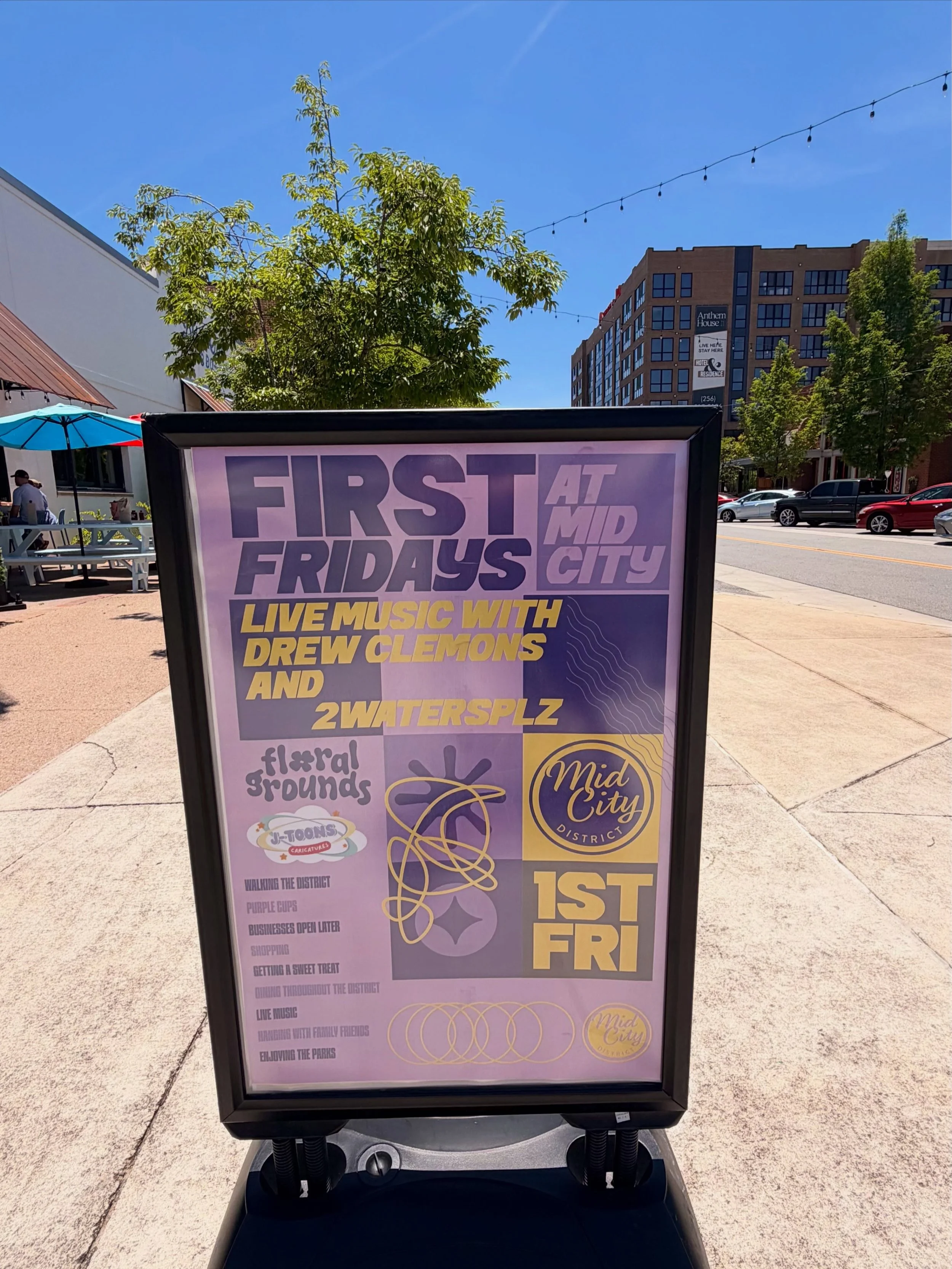 ⭐️TOMORROW ⭐️We&rsquo;re kicking off First Fridays at MidCity! Join us for an evening of community, delicious food, cold drinks, live music, and exploring the district!!! Bring your friends, family, and (leashed) pets for an amazing evening!!!

⏰ Com