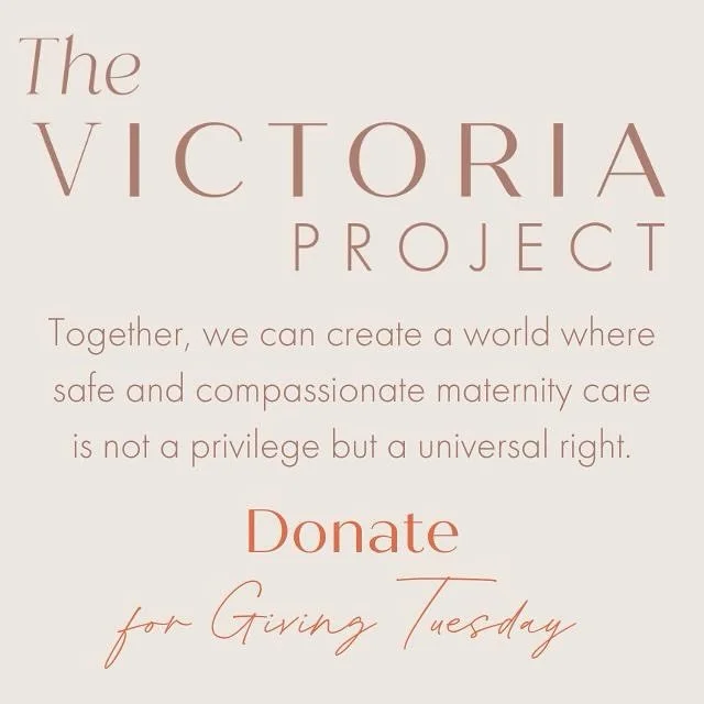 🚨 The maternal health crisis is real&mdash;and we need your help. 
This Giving Tuesday, The Victoria Project is raising $15,000 to ensure families across the U.S. have access to safe, compassionate, and equitable birth care.
Your contribution suppor