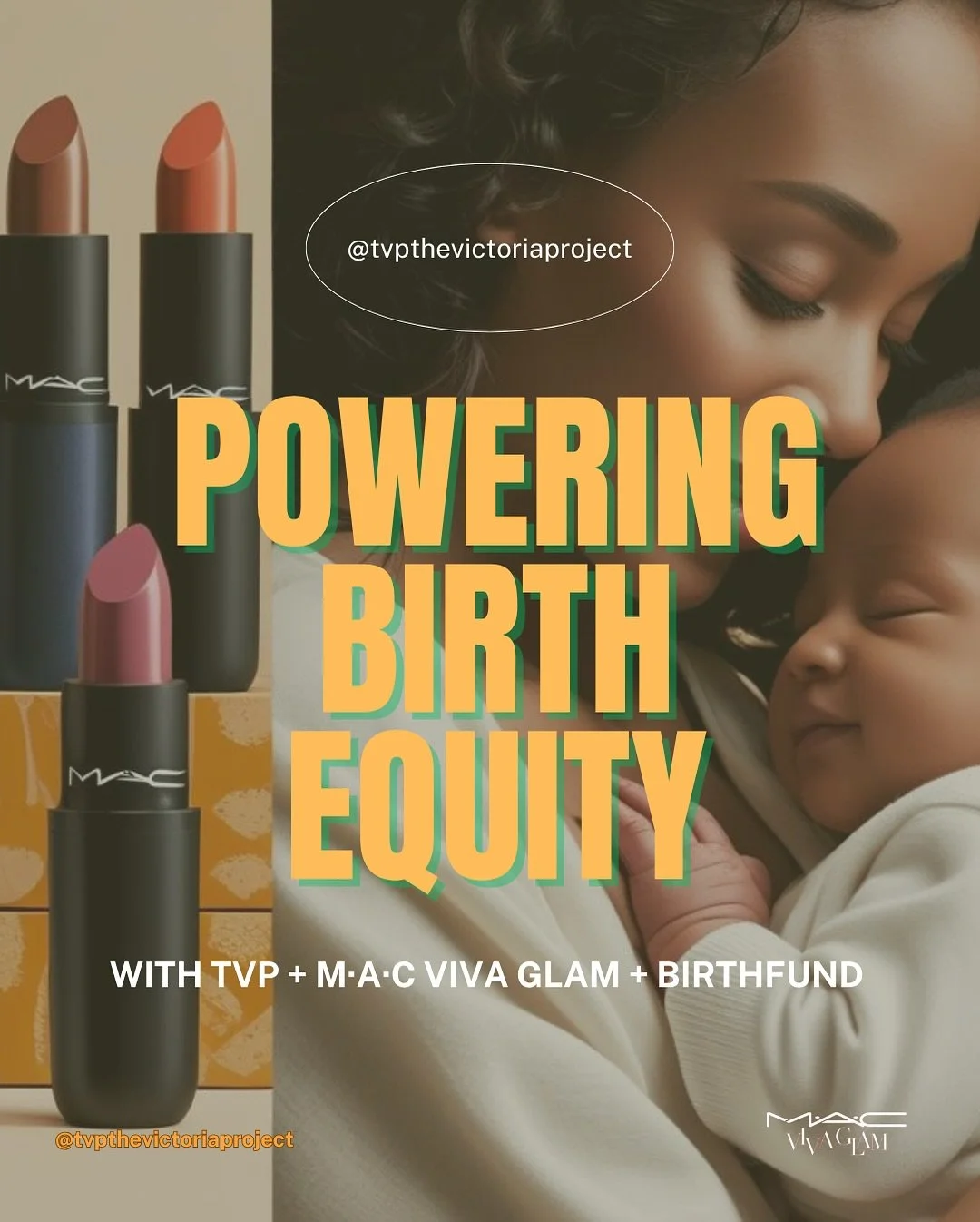 🌟 EXCITING NEWS! 🌟 We&rsquo;re thrilled to announce @maccosmetics @esteelauder groundbreaking partnership with @tvpthevictoriaproject &amp; @birthfund!
 
M&middot;A&middot;C VIVA GLAM is proud to kick off this incredible collaboration with a $200,0
