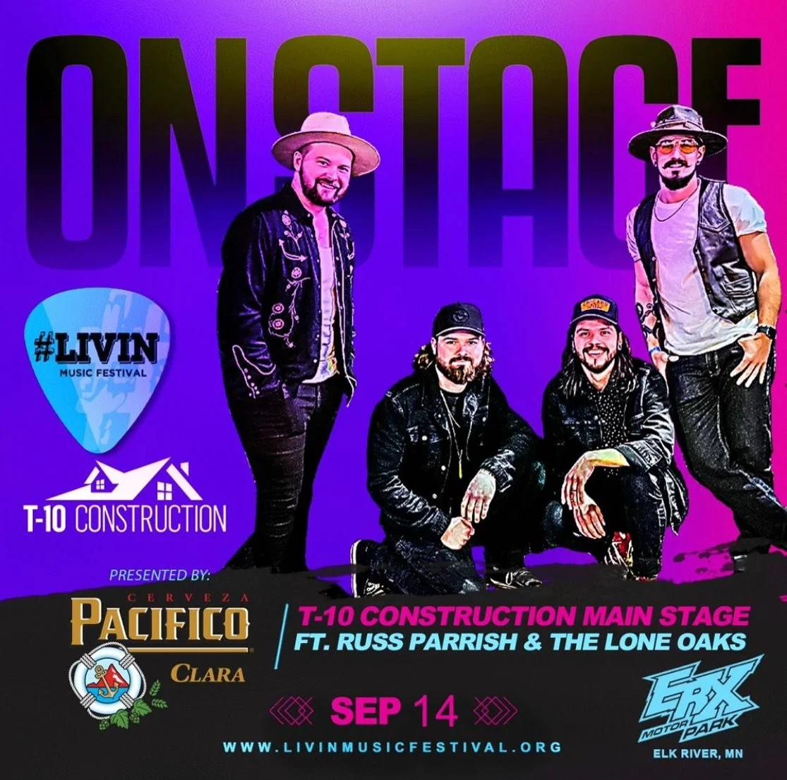 2 posts today! We&rsquo;re super excited to announce we&rsquo;ll be playing the Main Stage at the 6th Annual LIVIN Music Festival on September 14th!! We&rsquo;ll be warming up the stage for the country music legend @deanatunes 

The @livinfoundation 