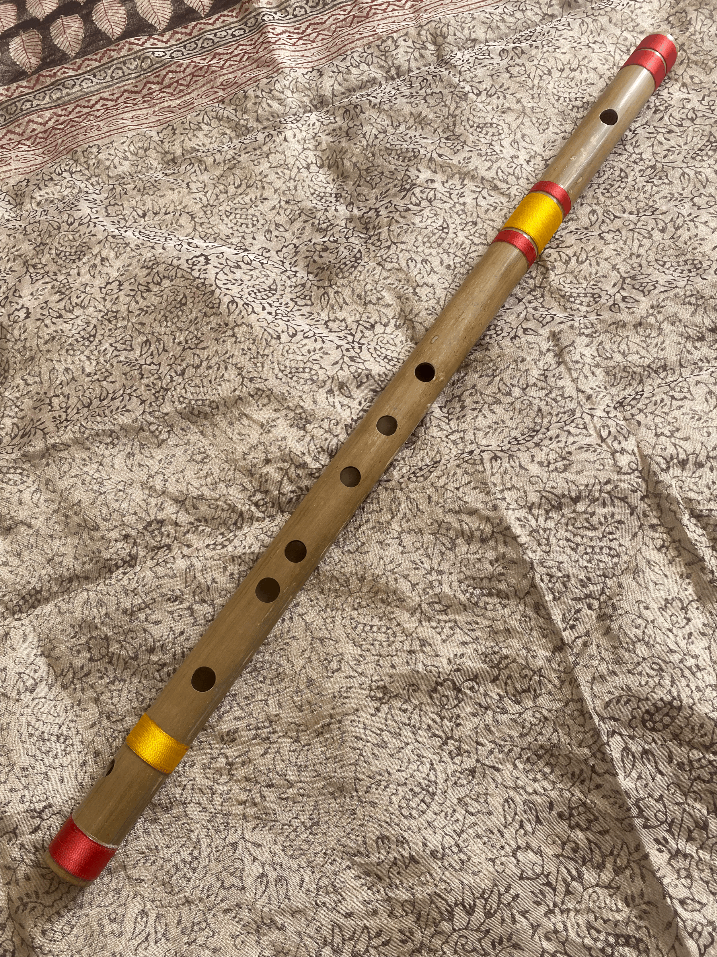 Professional quality Bansuri flute - A -BASS . Hard case included in price.