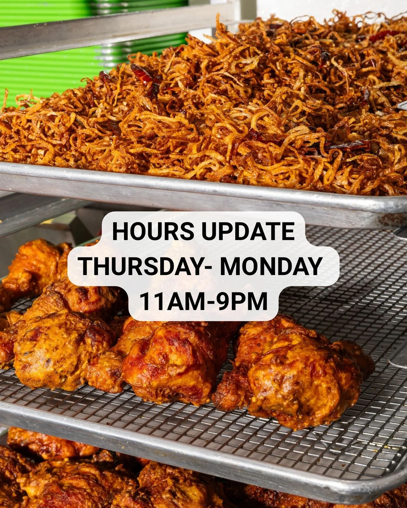 Hi everyone! 
We have been running a little short on staff (and sanity!!) these past few weeks so we have made the decision to close for the next couple of Wednesdays. We have been getting crushed these past few weeks (which is a great problem &amp; 