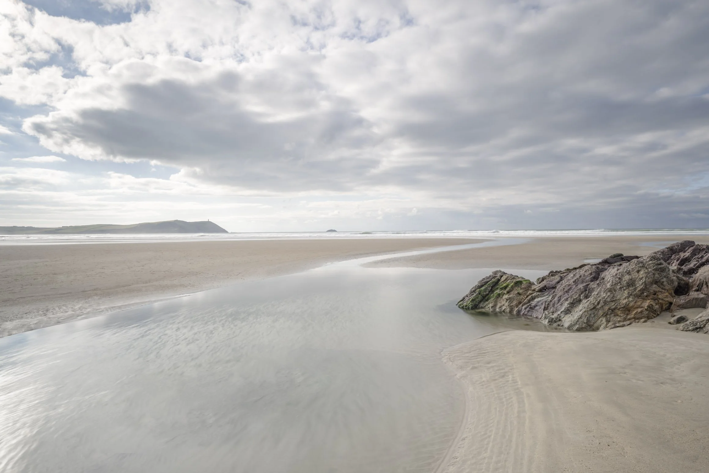 Beach Rock Pool. Polzeath