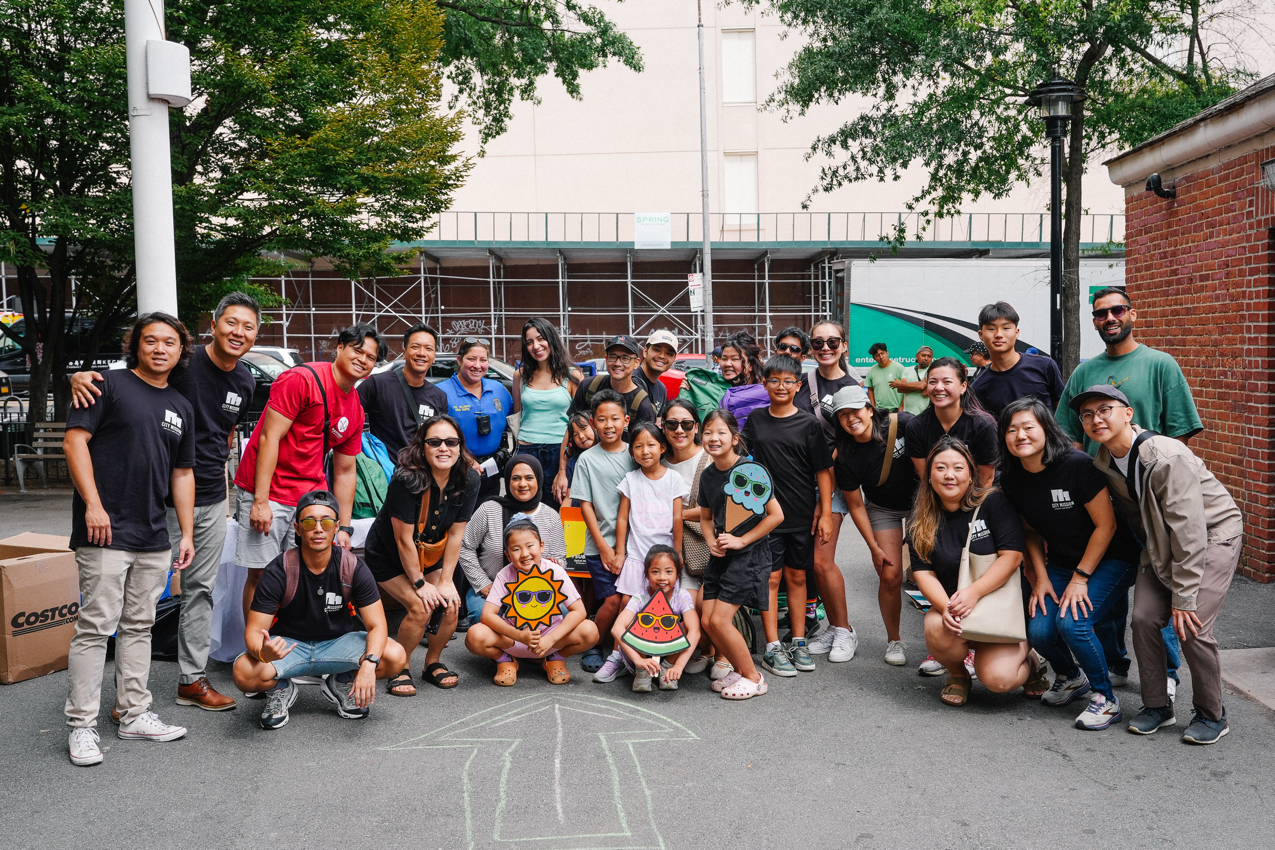 Back to School Backpack+School Supplies Giveaway at Moore Hempstead Playground, culminating our sixth summer of Parktivities (Summer 2026)