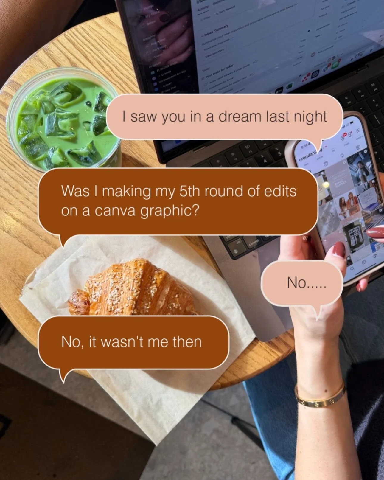 When you thought you saw us in your dream last night... but it couldn&rsquo;t have possibly been us 🙃