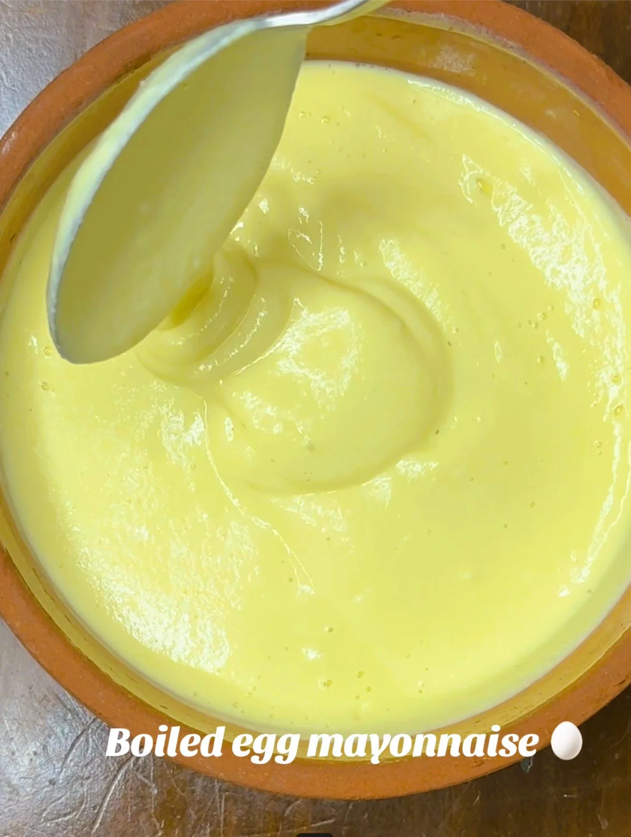 Μαγιονέζα με βραστά αυγά