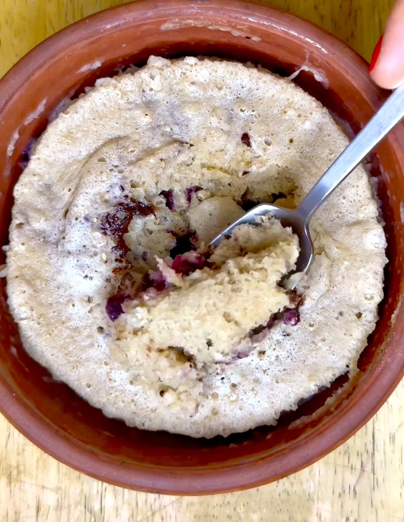 Choco-Raspberry Baked Oats