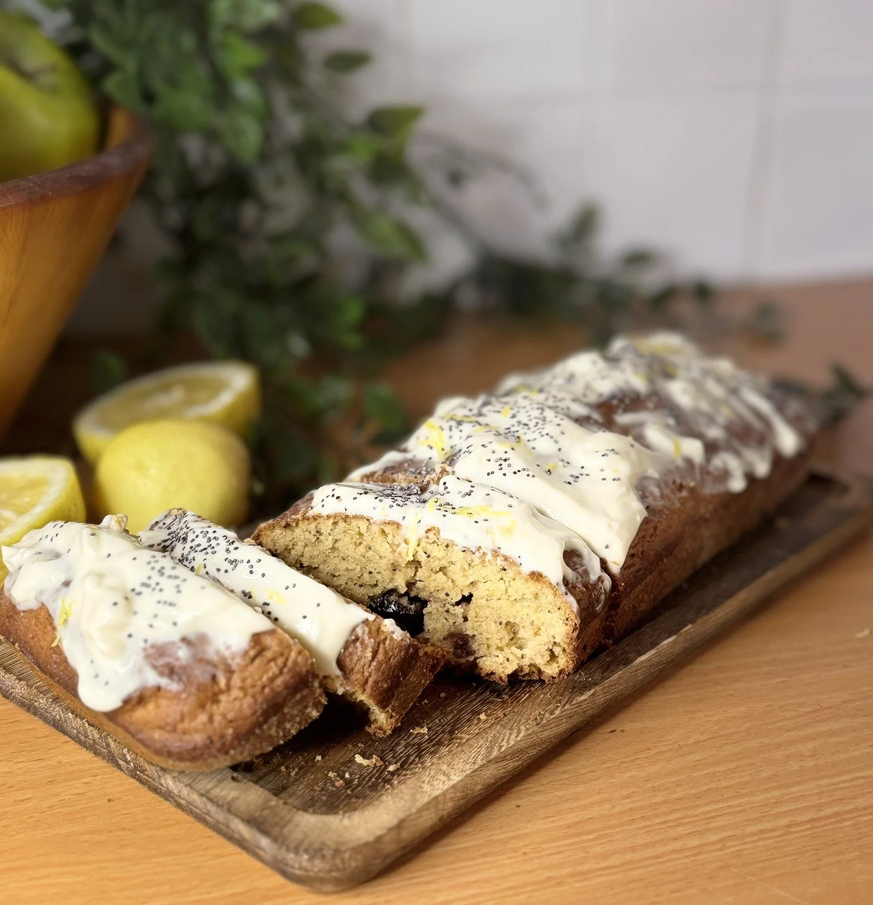 Healthy Blueberry Lemon Cake