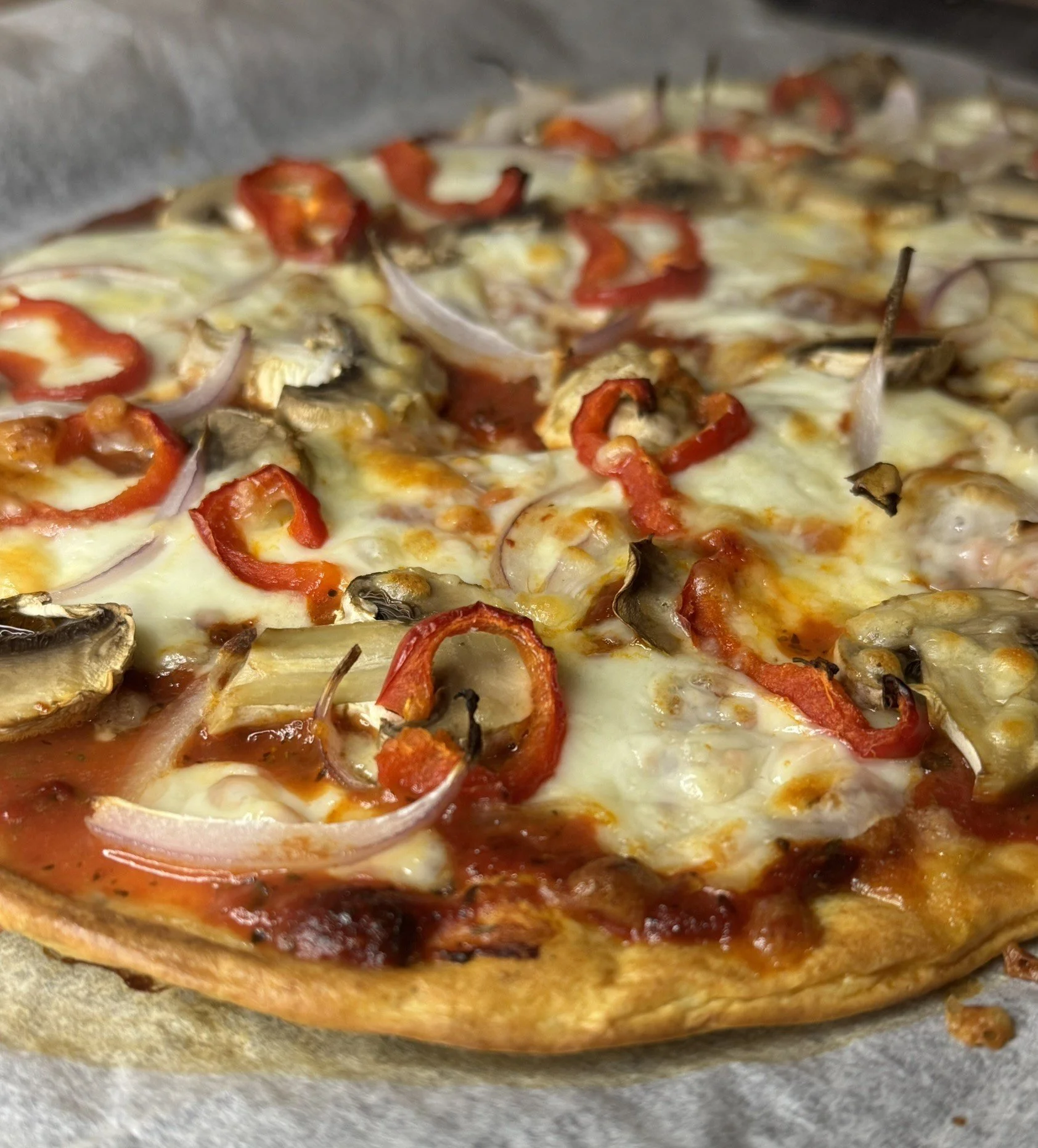 Cottage cheese Pizza