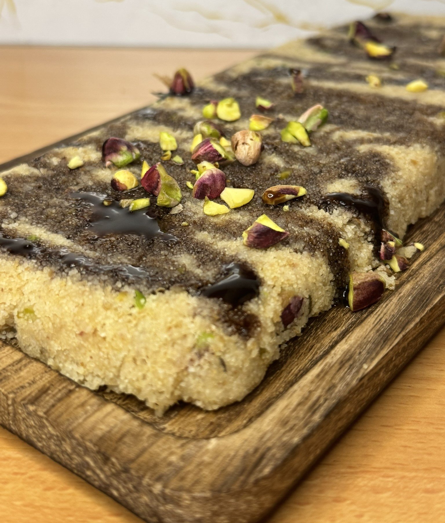 Σιμιγδαλένιος χαλβάς Dubai χωρίς ζάχαρη