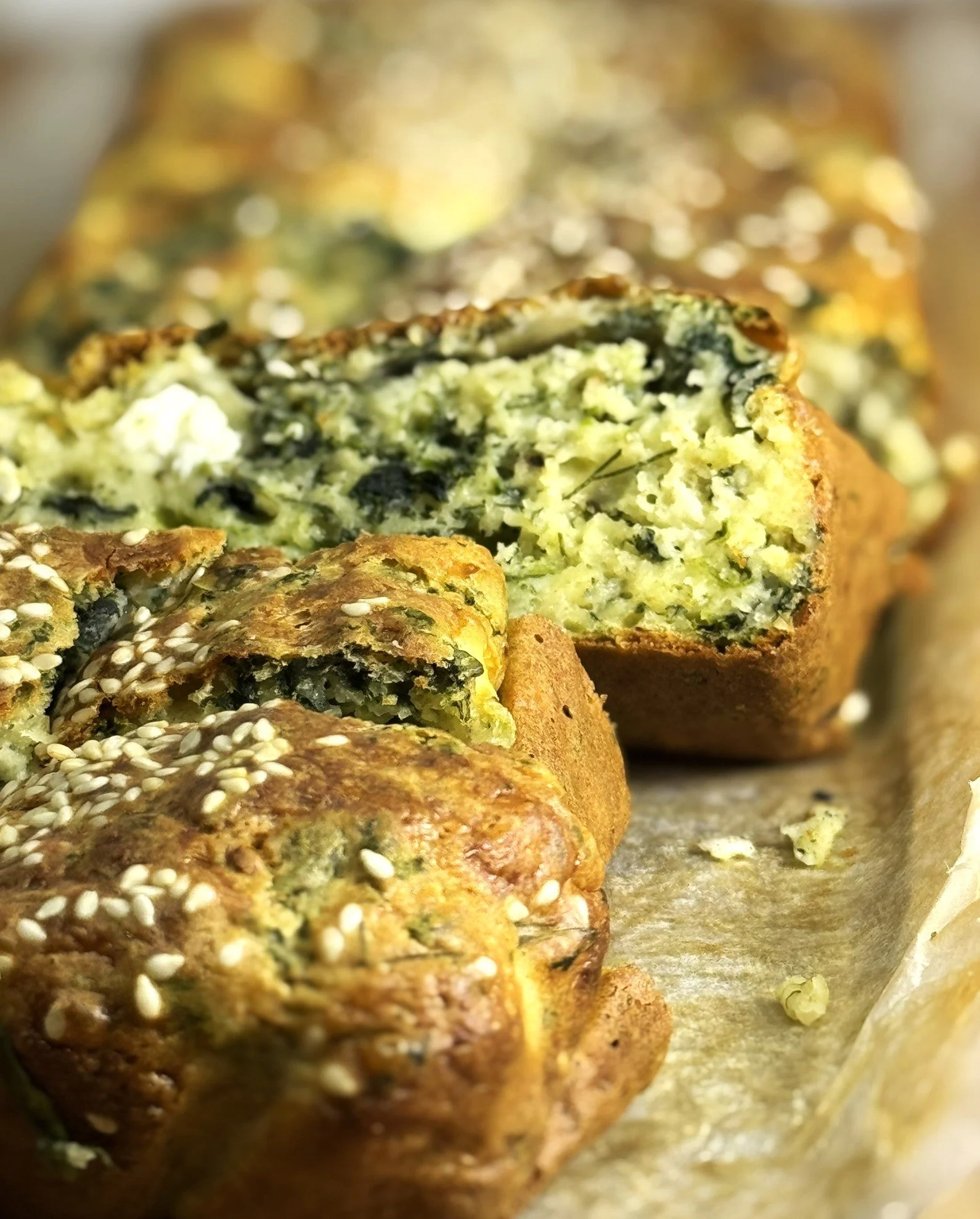 Αλμυρό Cake Σπανακόπιτα