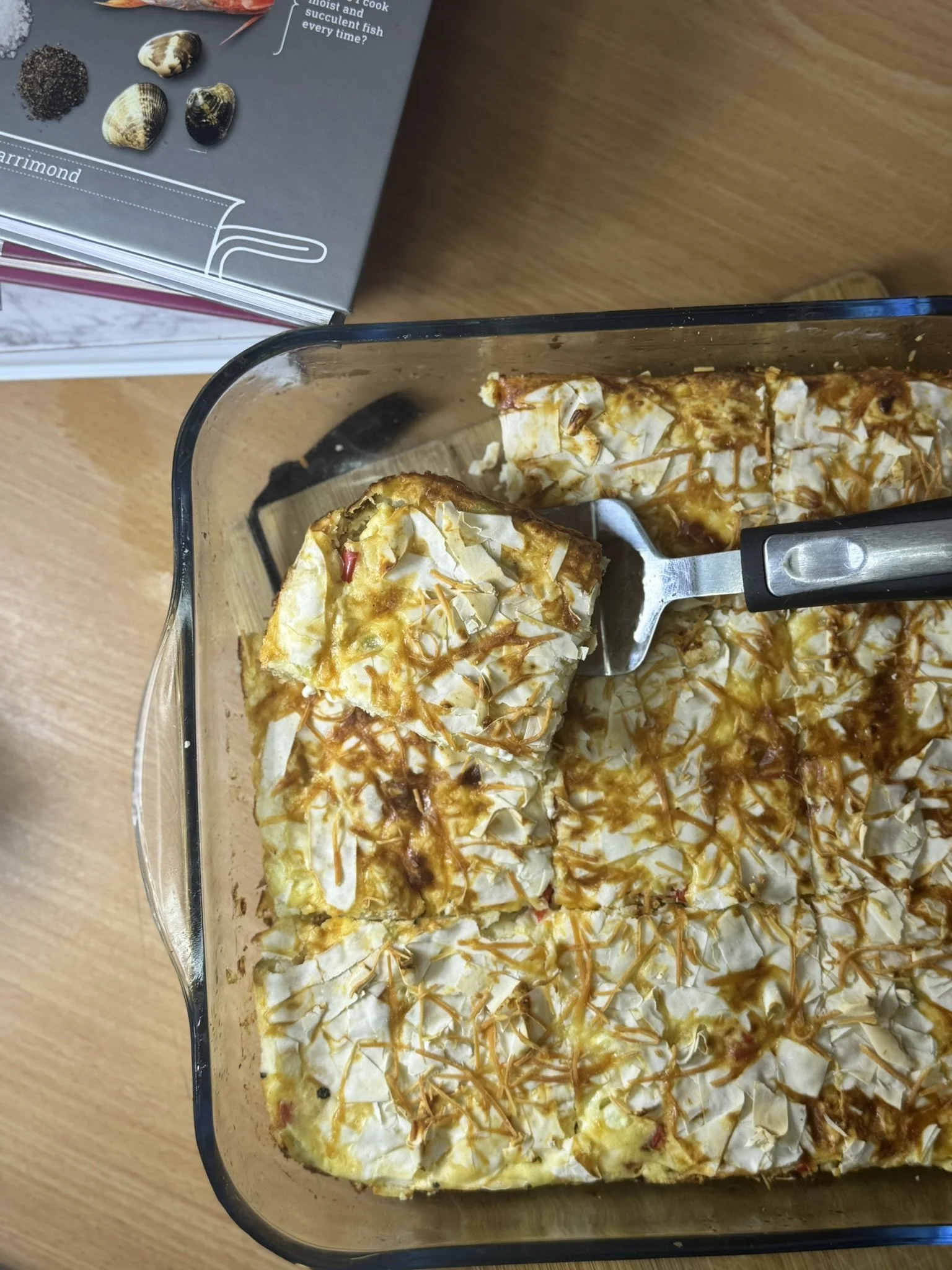 Τυρόπιτα High protein με φύλλο κρούστας