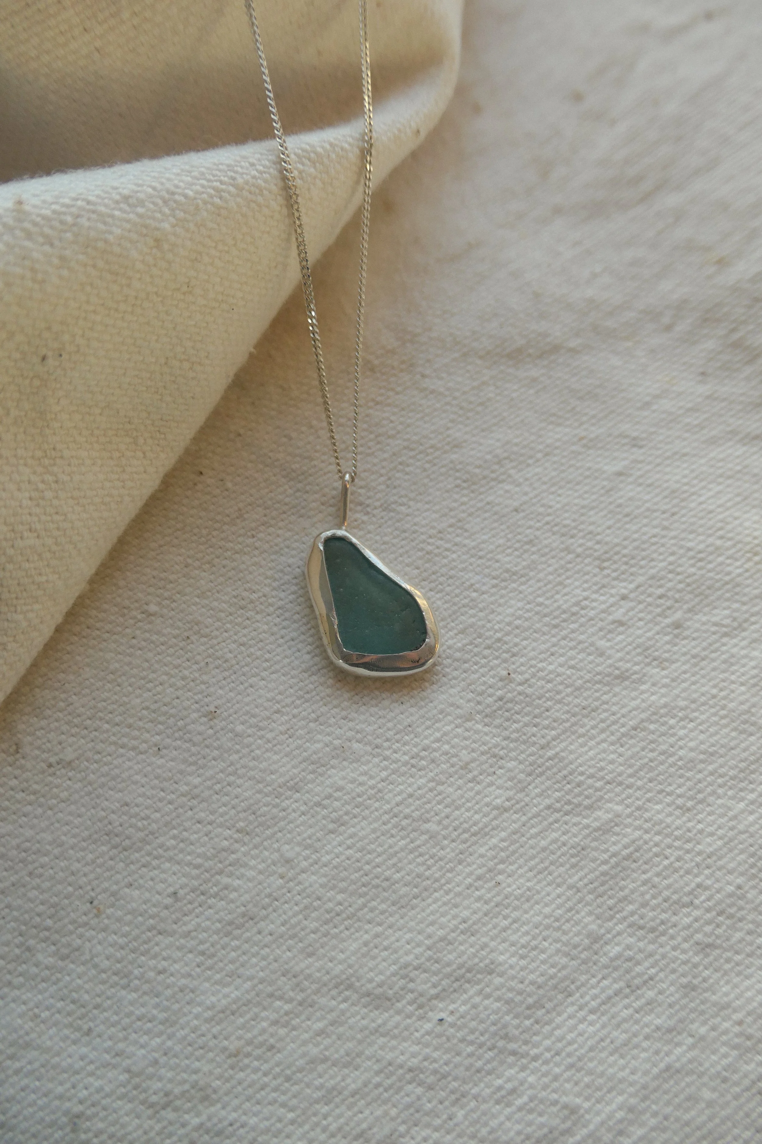 Teal | Sea Glass Necklace