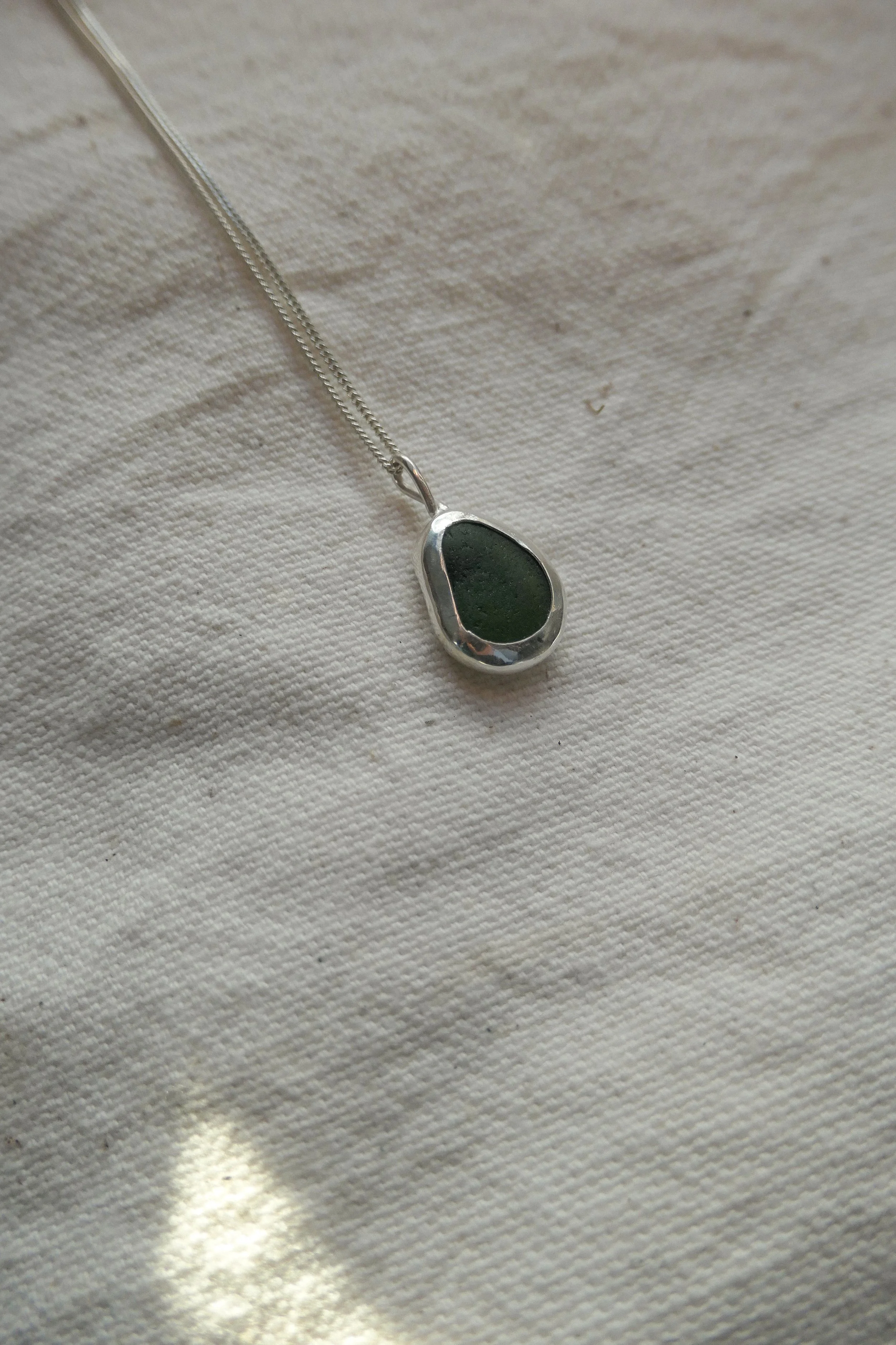 Green | Sea Glass Necklace