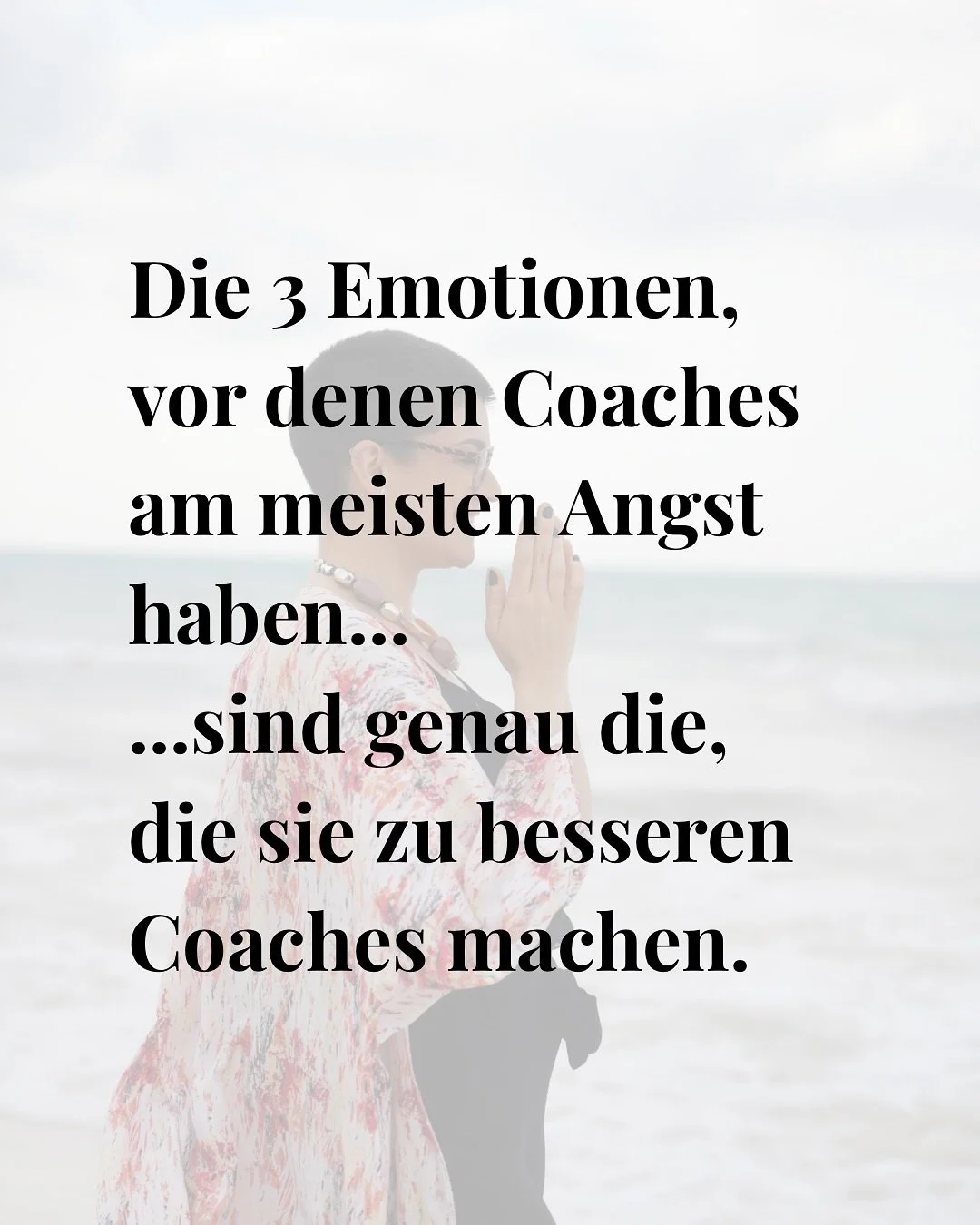 Die meisten Coaches wollen tief arbeiten.
Doch sie vermeiden genau die Emotionen,
die sie zu den kraftvollsten Begleiter*innen machen w&uuml;rden.

😬 Wut.
😳 Scham.
😢 Traurigkeit.

Diese drei Emotionen gelten oft als &bdquo;unprofessionell&ldquo;, 