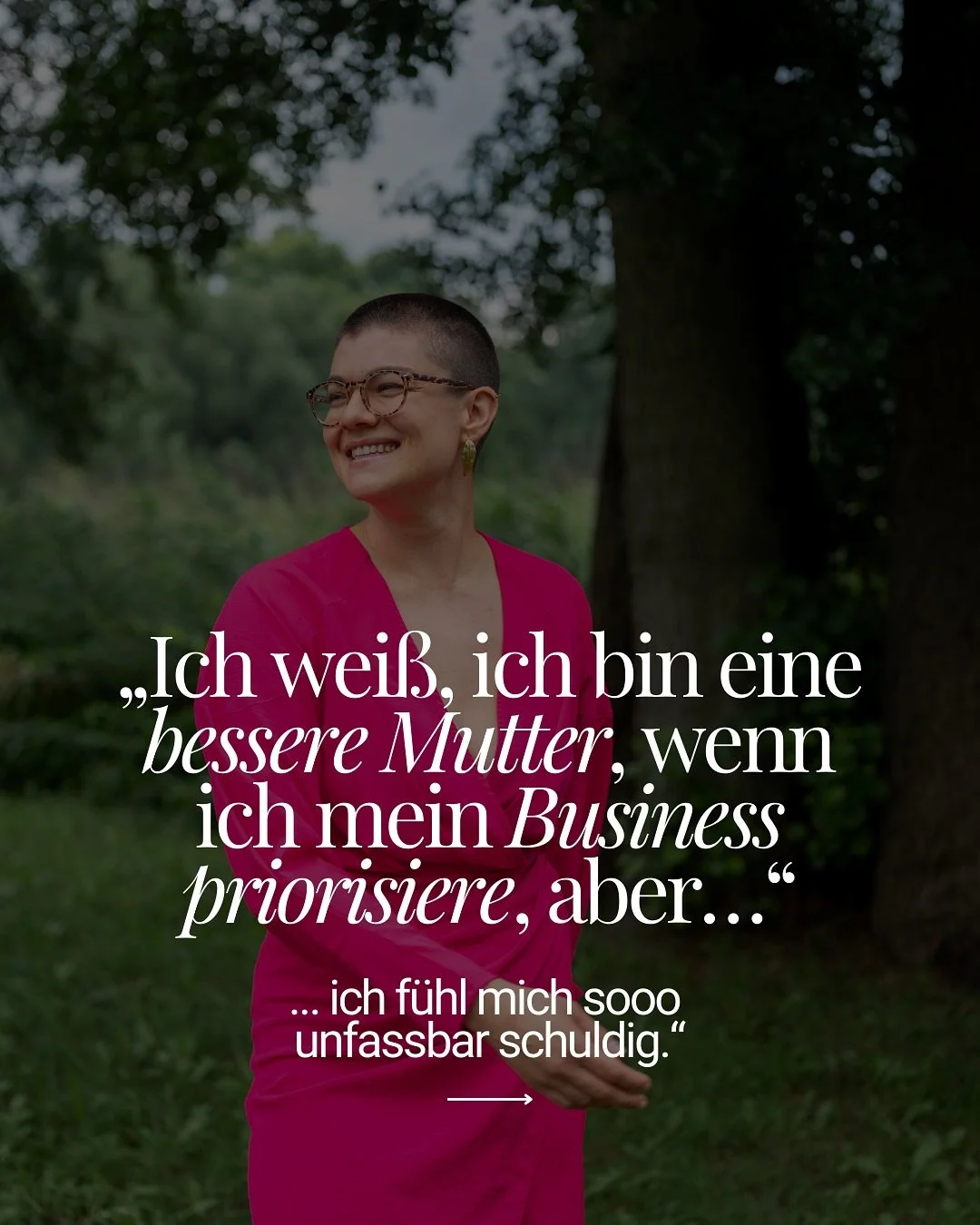 &bdquo;Ich wei&szlig;, ich bin eine bessere Mutter, wenn ich mein Business priorisiere, aber ich f&uuml;hl mich so. verdammt. schuldig.&ldquo;

Rational ist alles klar.
 Aber emotional f&uuml;hlt es sich beschissen an.

Kennst du das?

🚨 Wenn du die