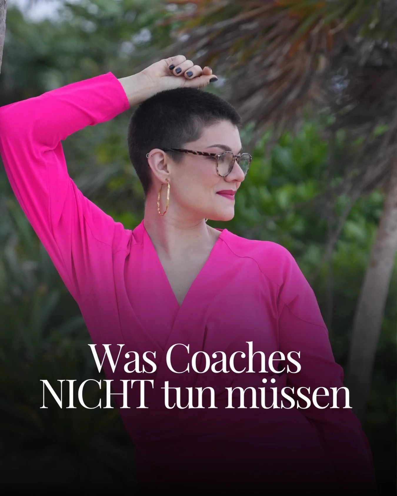 Was Coaches NICHT tun m&uuml;ssen:

1. Die Probleme ihrer Coachee l&ouml;sen.
Coaching schafft einen Raum, in dem Klarheit und Handlungsf&auml;higkeit entstehen k&ouml;nnen. Die L&ouml;sung geh&ouml;rt dem Coachee und kommt aus ihm.

2. Emotionen ber