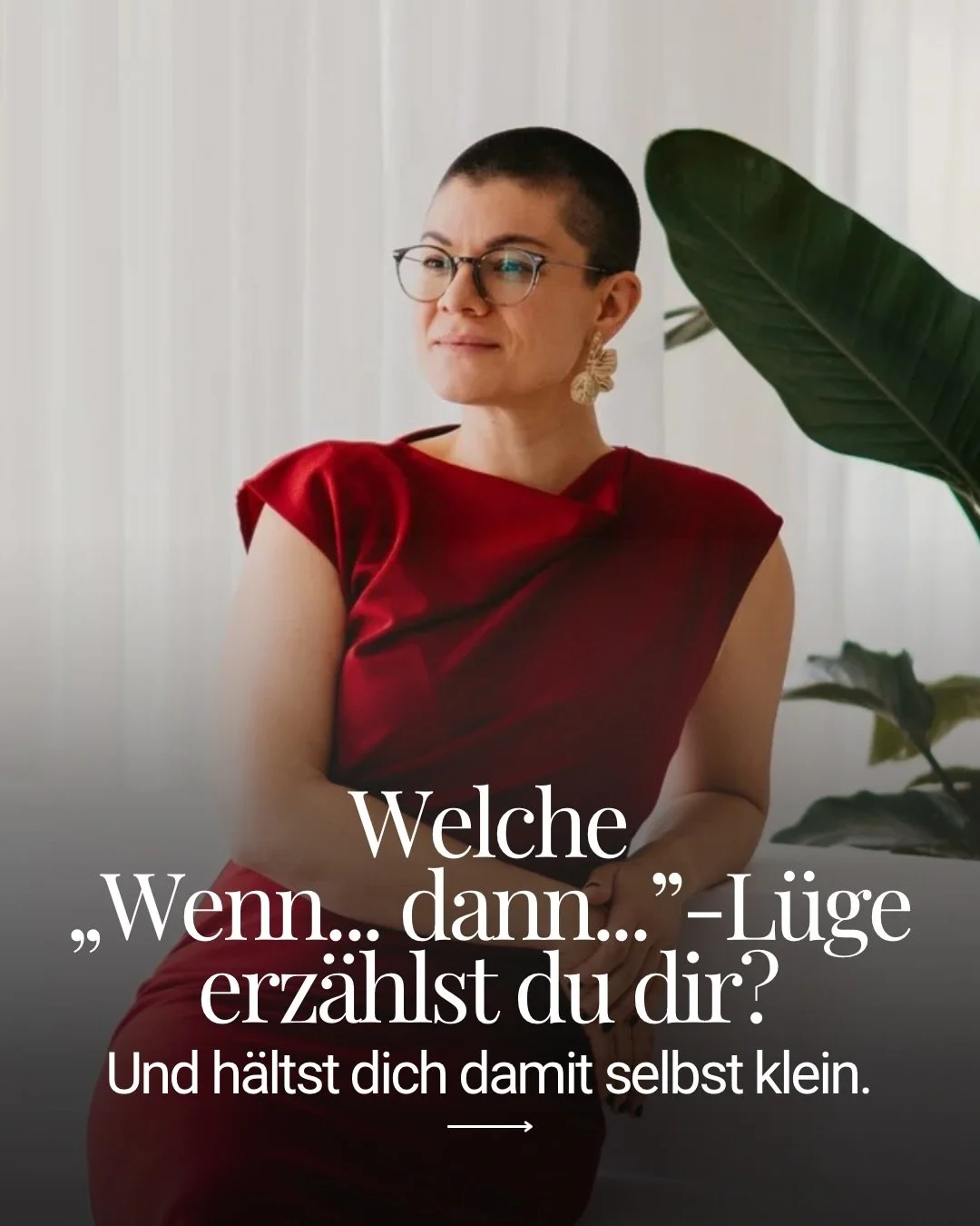 Welche &bdquo;Wenn&hellip; dann&hellip;&ldquo;-L&uuml;ge erz&auml;hlst du dir gerade?

&bdquo;Wenn meine Website fertig ist, starte ich.&ldquo;
&bdquo;Wenn ich bereit bin, zeige ich mich.&ldquo;
&bdquo;Wenn ich besser bin, verkaufe ich.&ldquo;

Kling