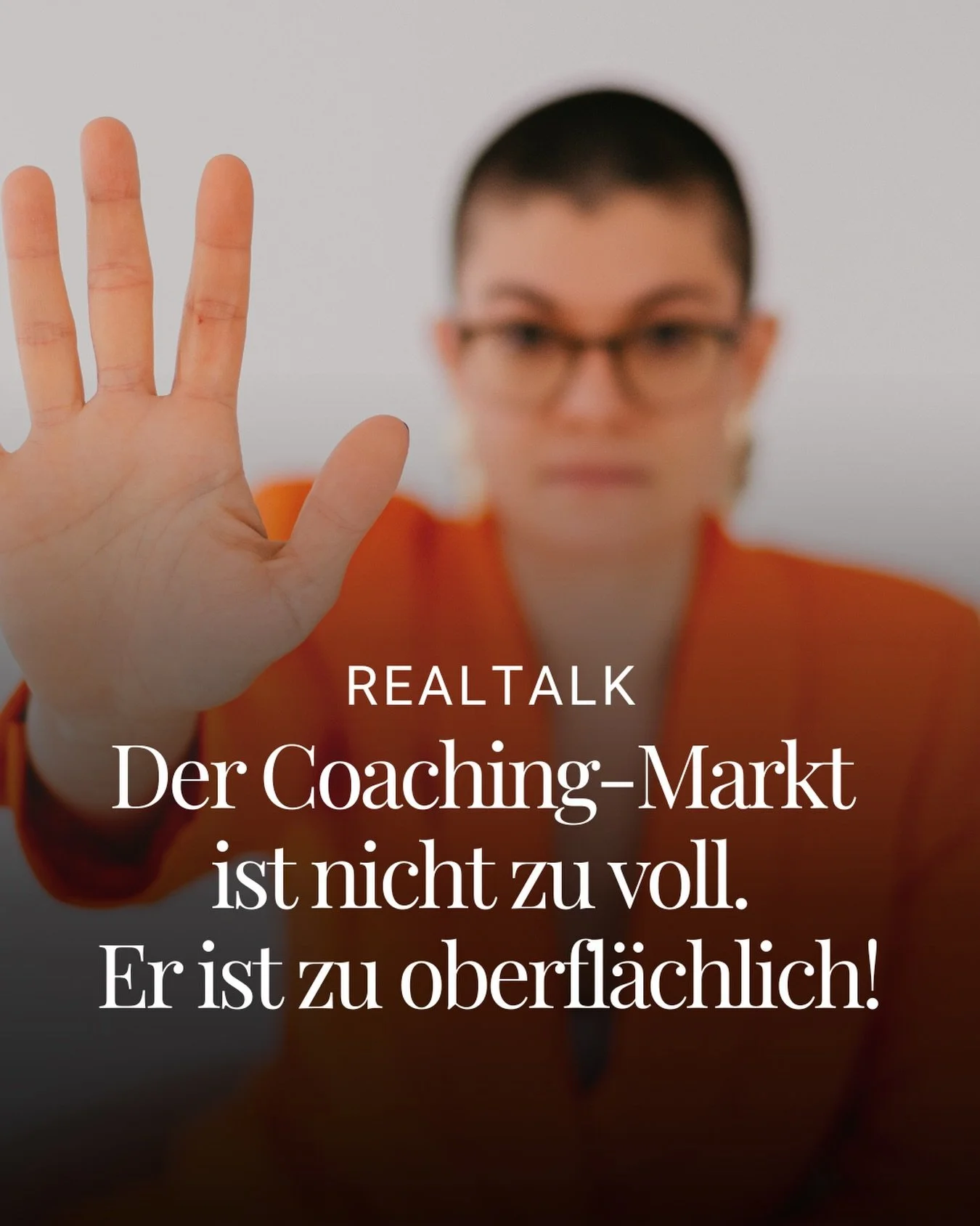 Der Coaching-Markt ist nicht zu voll,  er ist zu oberfl&auml;chlich

&bdquo;Oberfl&auml;chlich&ldquo; hei&szlig;t im Coaching nicht: zu wenig Wissen.
Es hei&szlig;t:
⚠️ zu wenig Wirkung

Was Oberfl&auml;chlichkeit im Coaching wirklich bedeutet:

𝟏. 