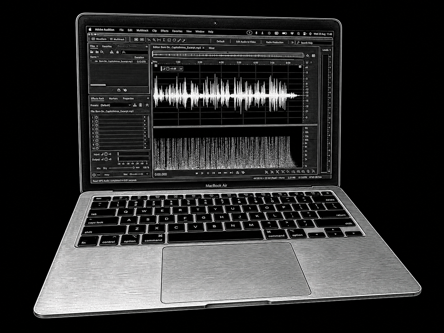 Mac Air Adobe Audition