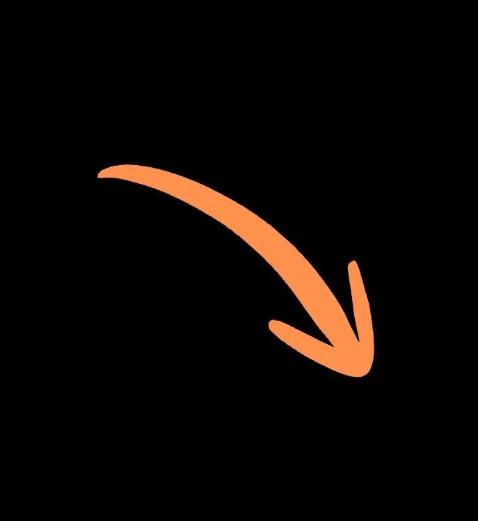 Orange arrow pointing to voiceover video