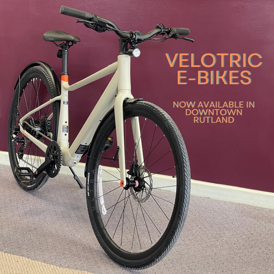 ⚡️it&rsquo;s electric⚡️
We have e-bikes from @velotricebike in the shop! Give us a call today and we&rsquo;ll get you on your new favorite bike. Do you like add ons and accessories? Velotric has a wide assortment of baskets, fenders, and accessories 