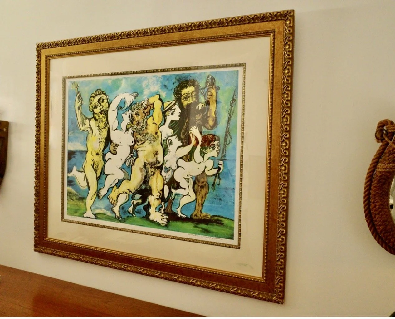 Silenus Dancing In Company For Pablo Picasso Estate