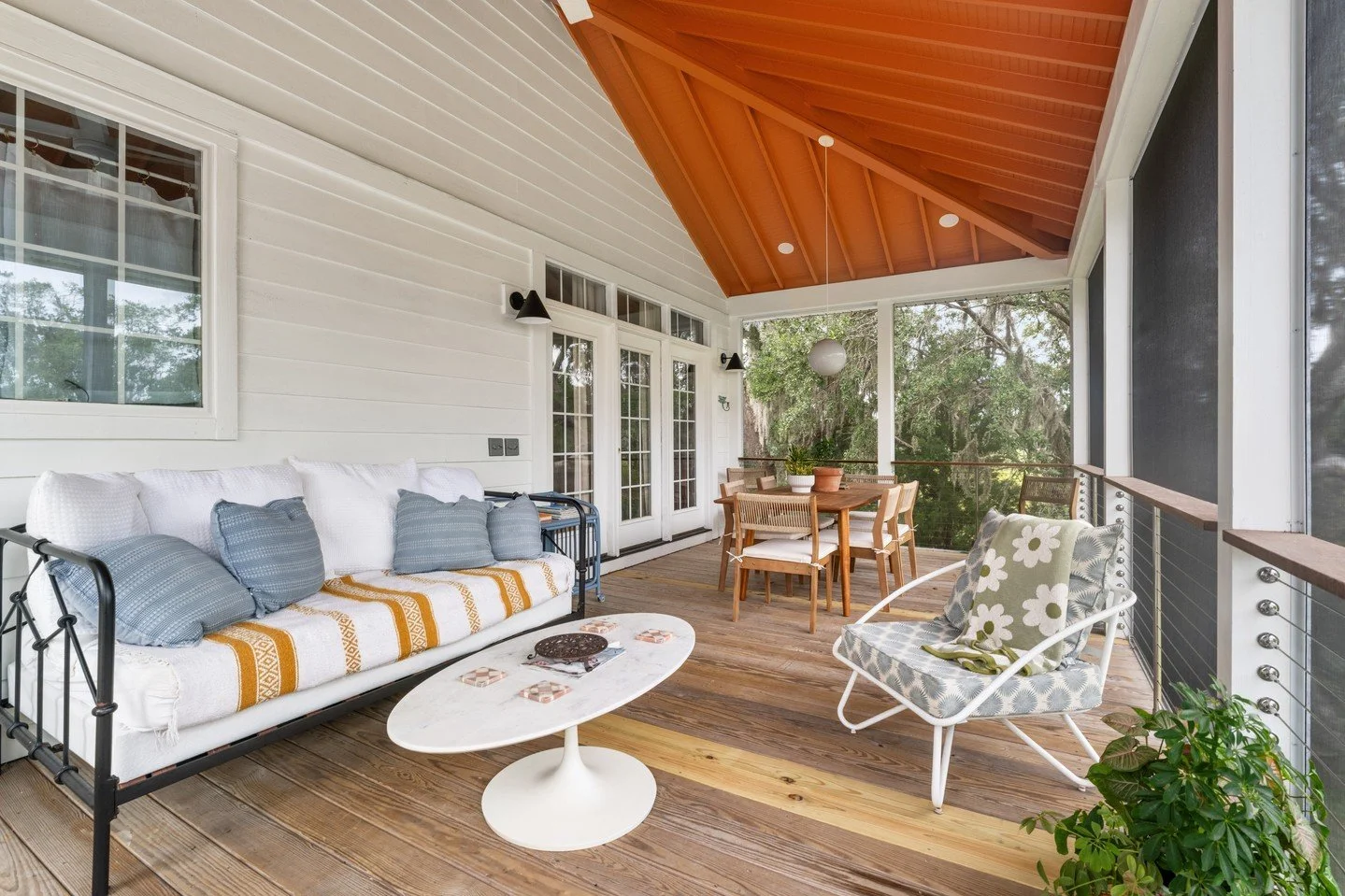 Porches like these are what we live for. Whether it&rsquo;s a cozy fireplace lounge, a dining space under Lowcountry oaks, or a breezy retreat for morning coffee, each porch tells its own story. 🌿⁠
⁠
These three definitely stand out from the rest, a
