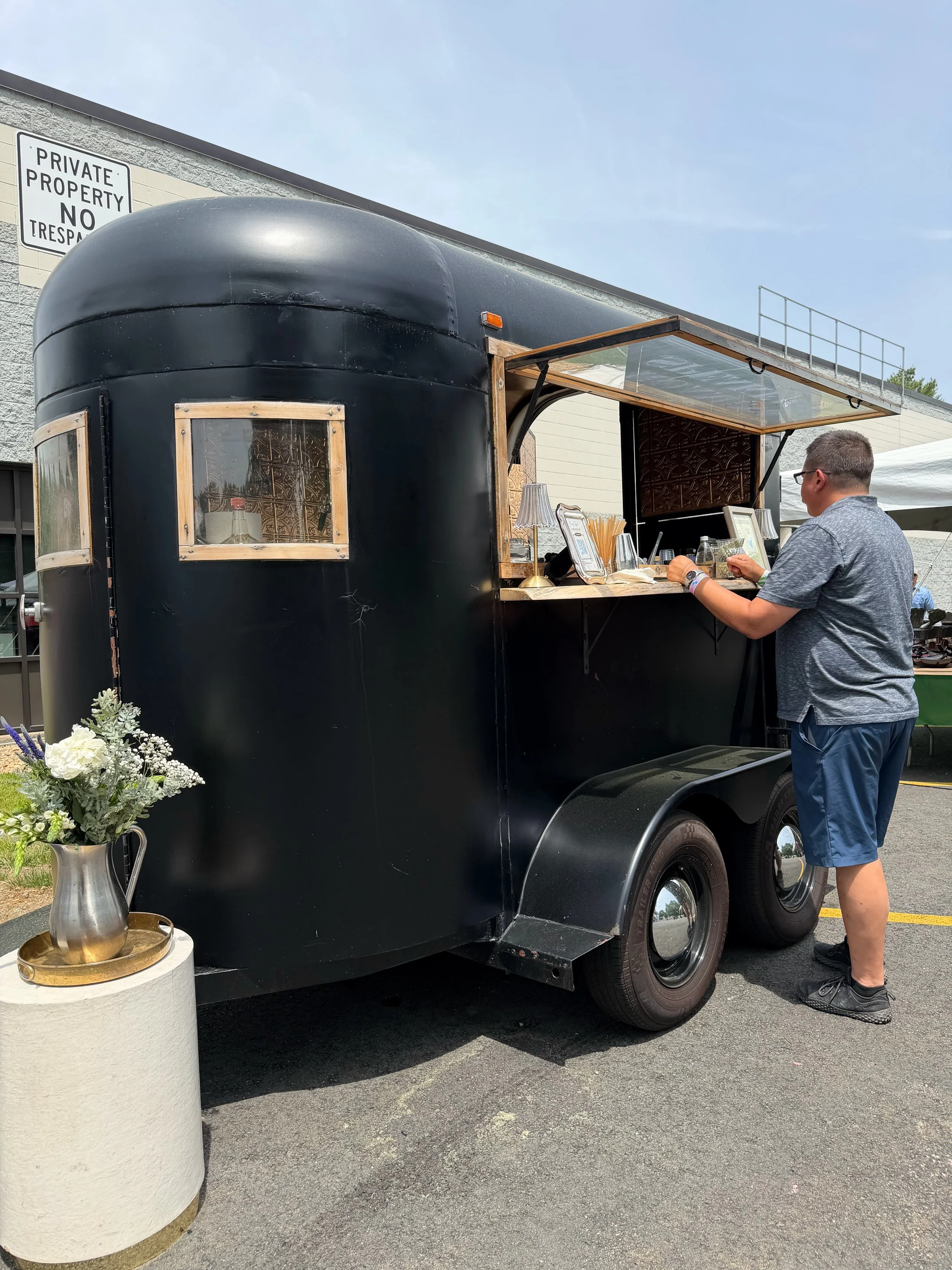 We debuted the newest addition to the Eido Bar Company collection yesterday&mdash;our stunning new bar trailer, The Jimmie. 🥂✨

We&rsquo;re still captivated by how breathtaking it looked, and the drinks were just as unforgettable. A true statement p