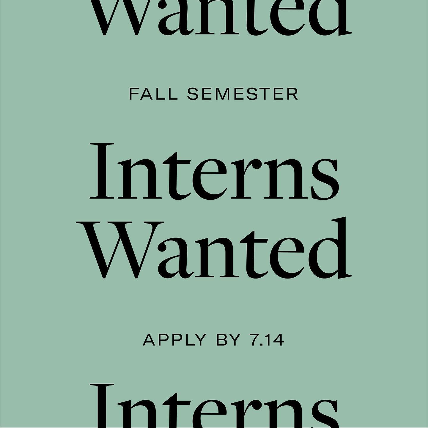 To the future brand leaders. The quick thinkers. To the next generation of marketing trailblazers prepared to give all they can with all they have&mdash;we can&rsquo;t wait to meet you.&nbsp;&nbsp;
&nbsp;
Internship applications live through 7/14. Su