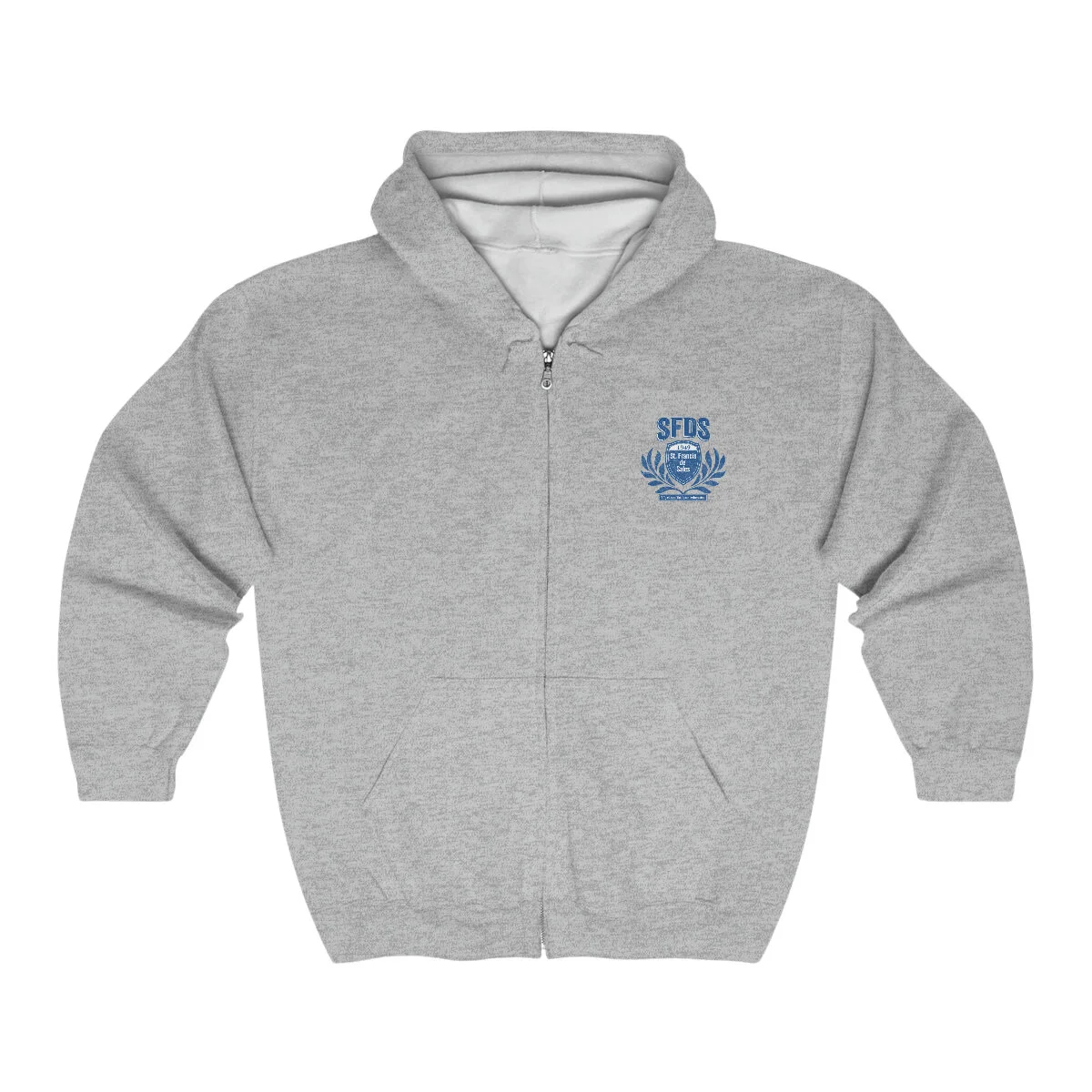 Crest Unisex Zip Hoodie — SFDS Spirit Store
