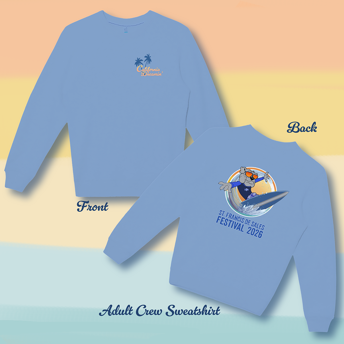 Unisex Festival Crewneck Sweatshirt