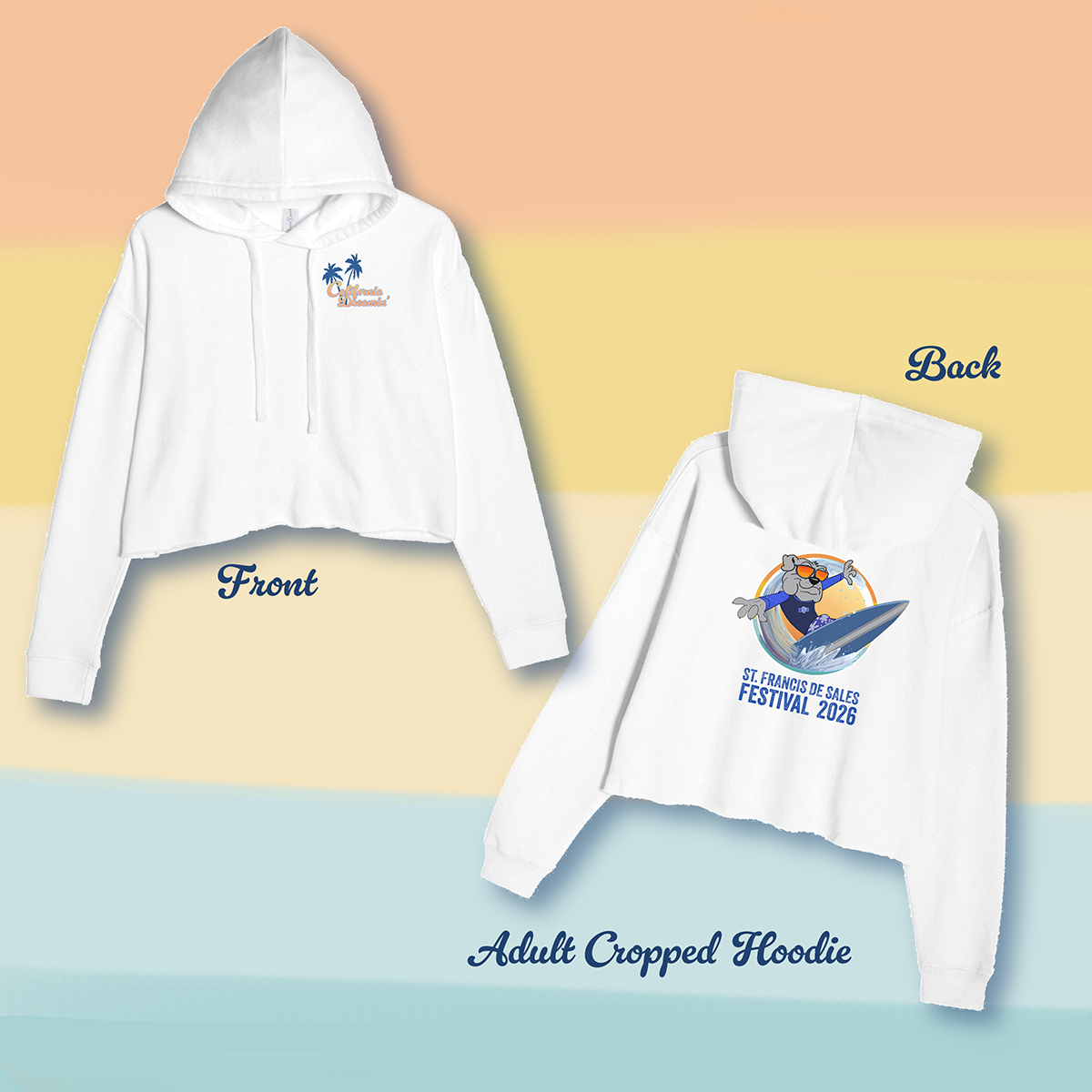 Festival Cropped Hoodie