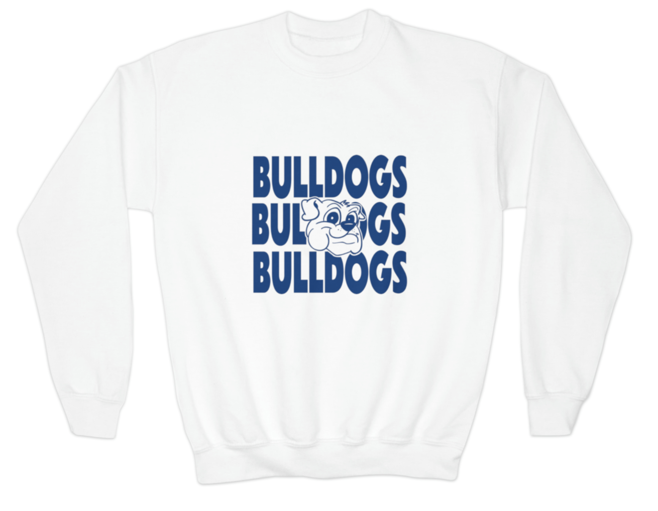 bulldogs stacked youth white.png