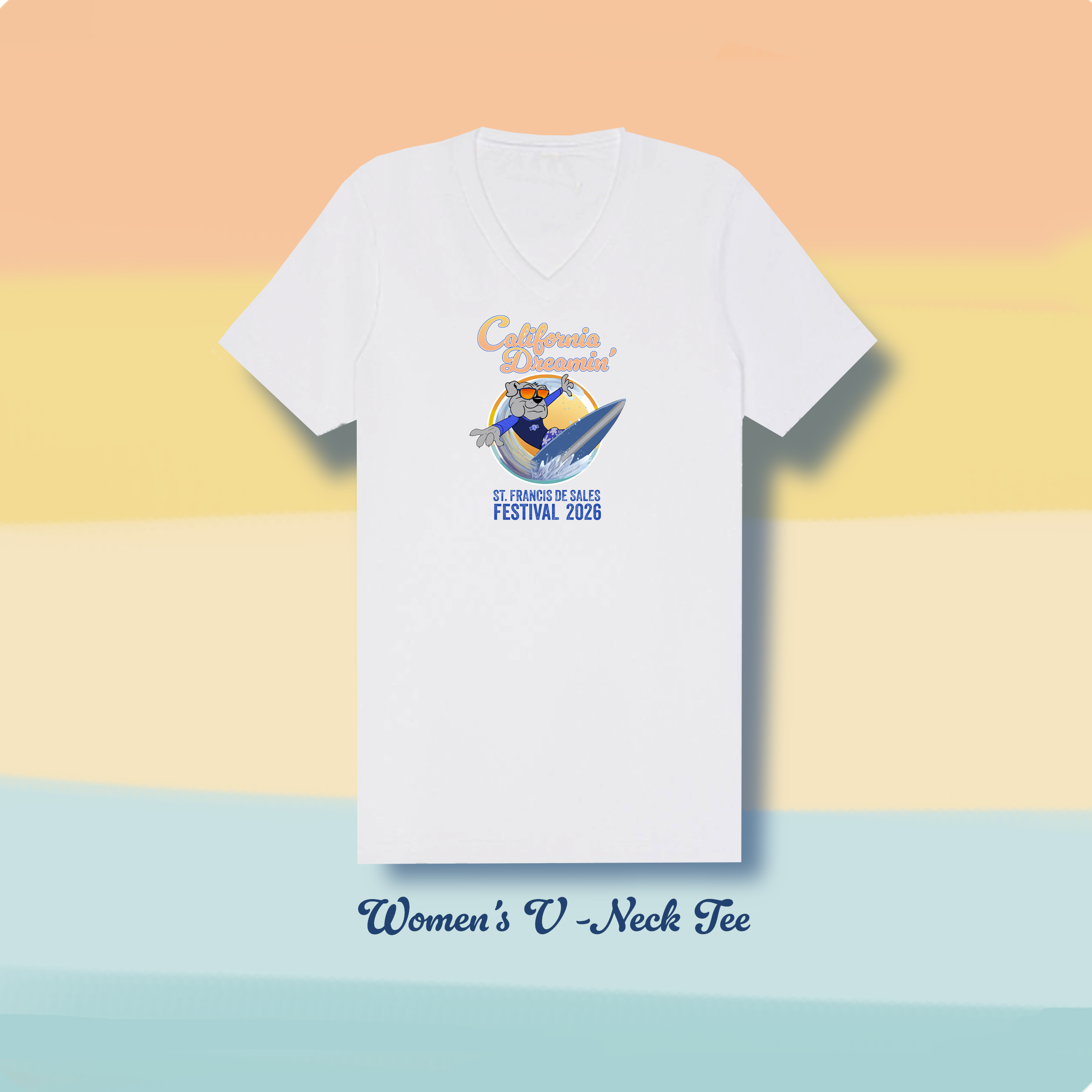 Women's Festival V-neck T-shirt