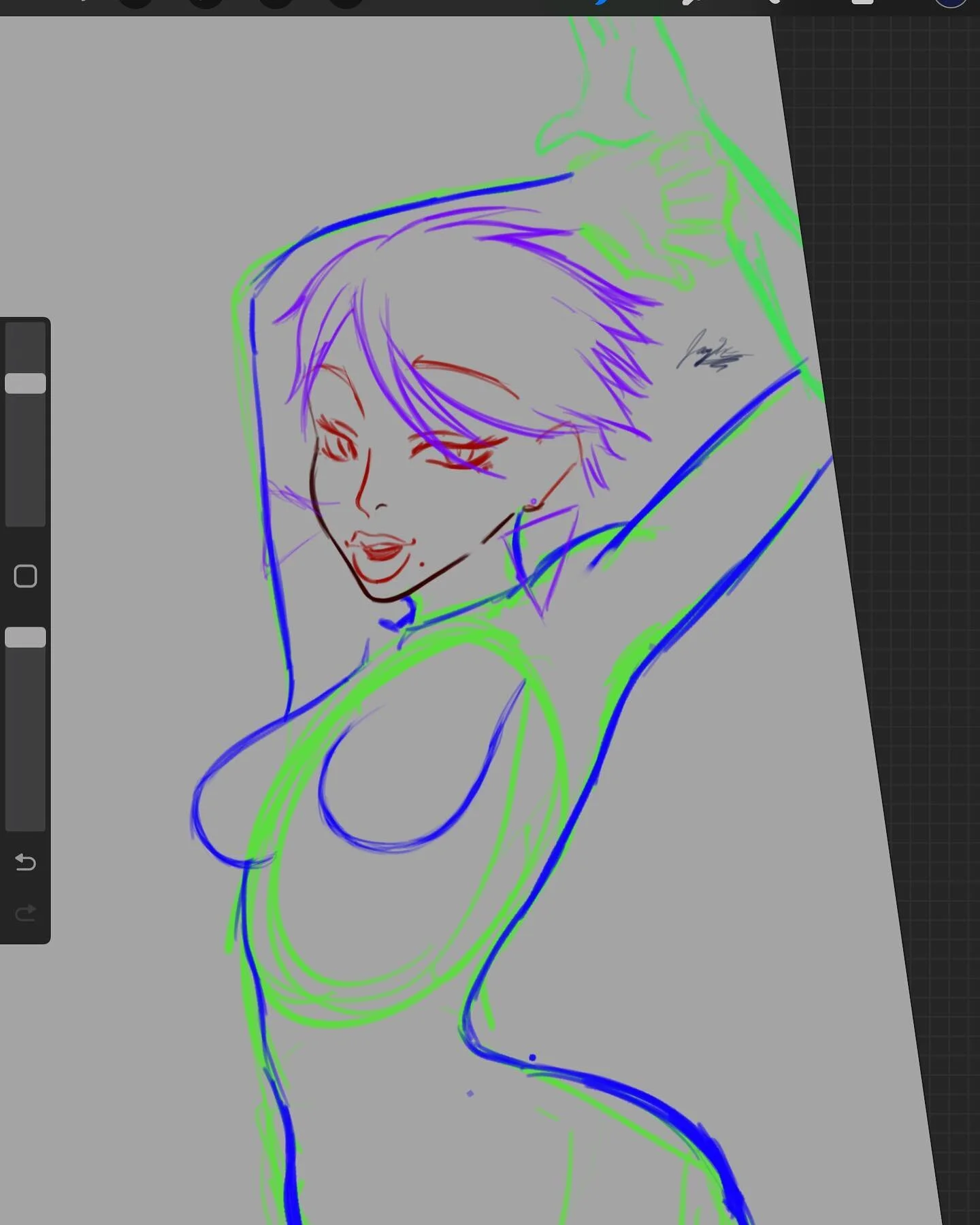 working

*ignore hashtags*

#anime #illustration #illustrationartists #procreate #procreateart #procreatedrawing #procreateillustration #animeart #netflix #netflixanime #sketch #sketching #manga #mangaart  #draw #picture #mangaartist #blackartist #di
