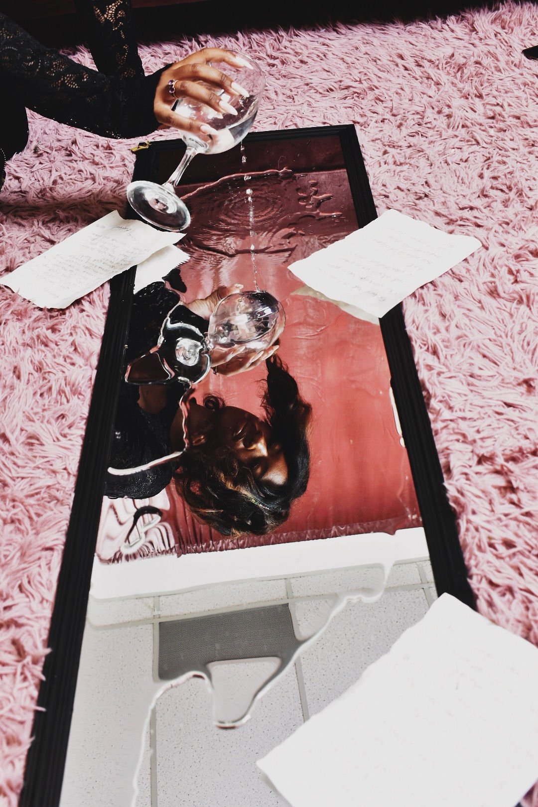 KARMA Conceptual Visual – Brit Fox Reflects in Surreal Mirror Shot by Pottymouf