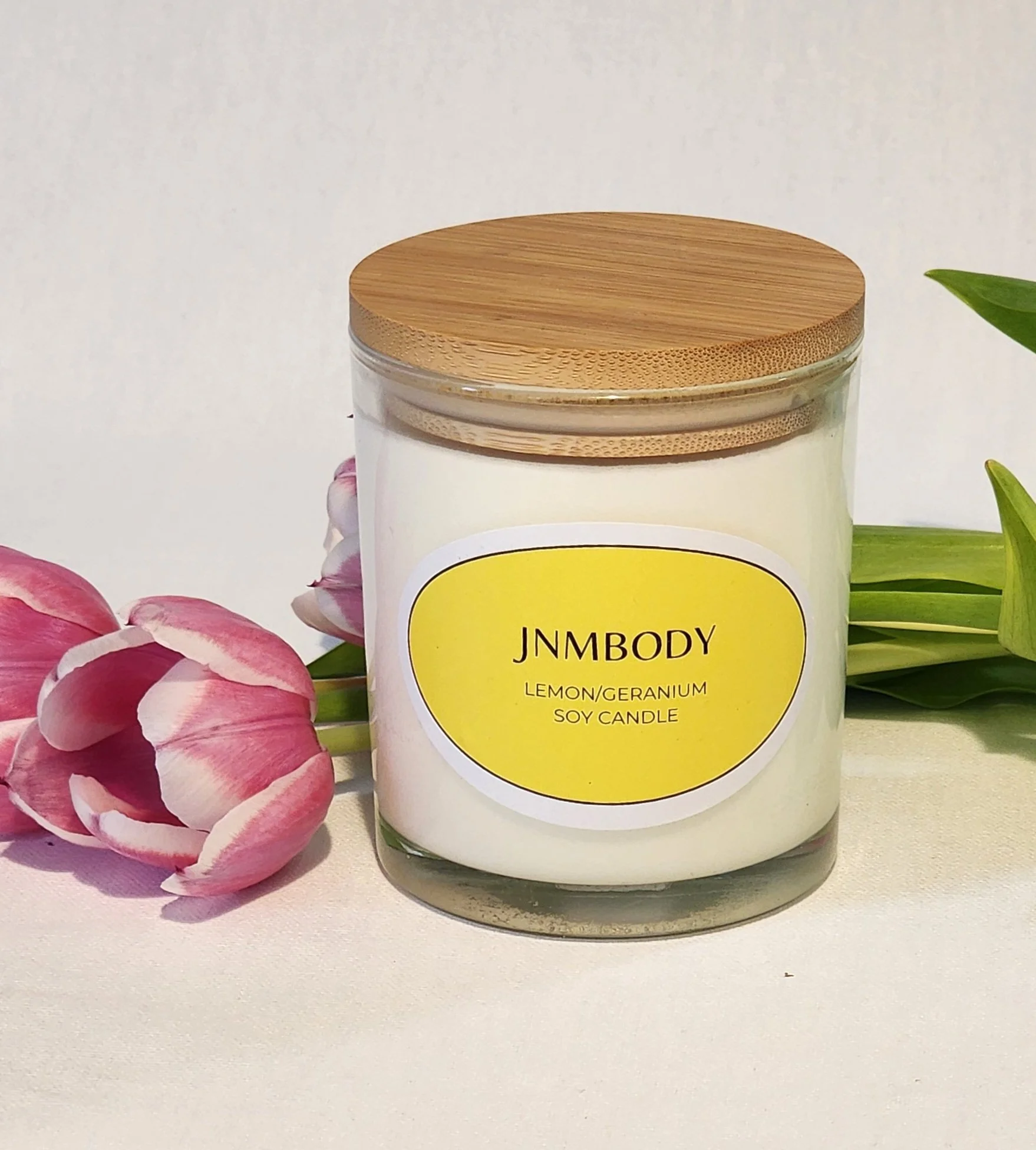 Lemon/Geranium Soy Candle