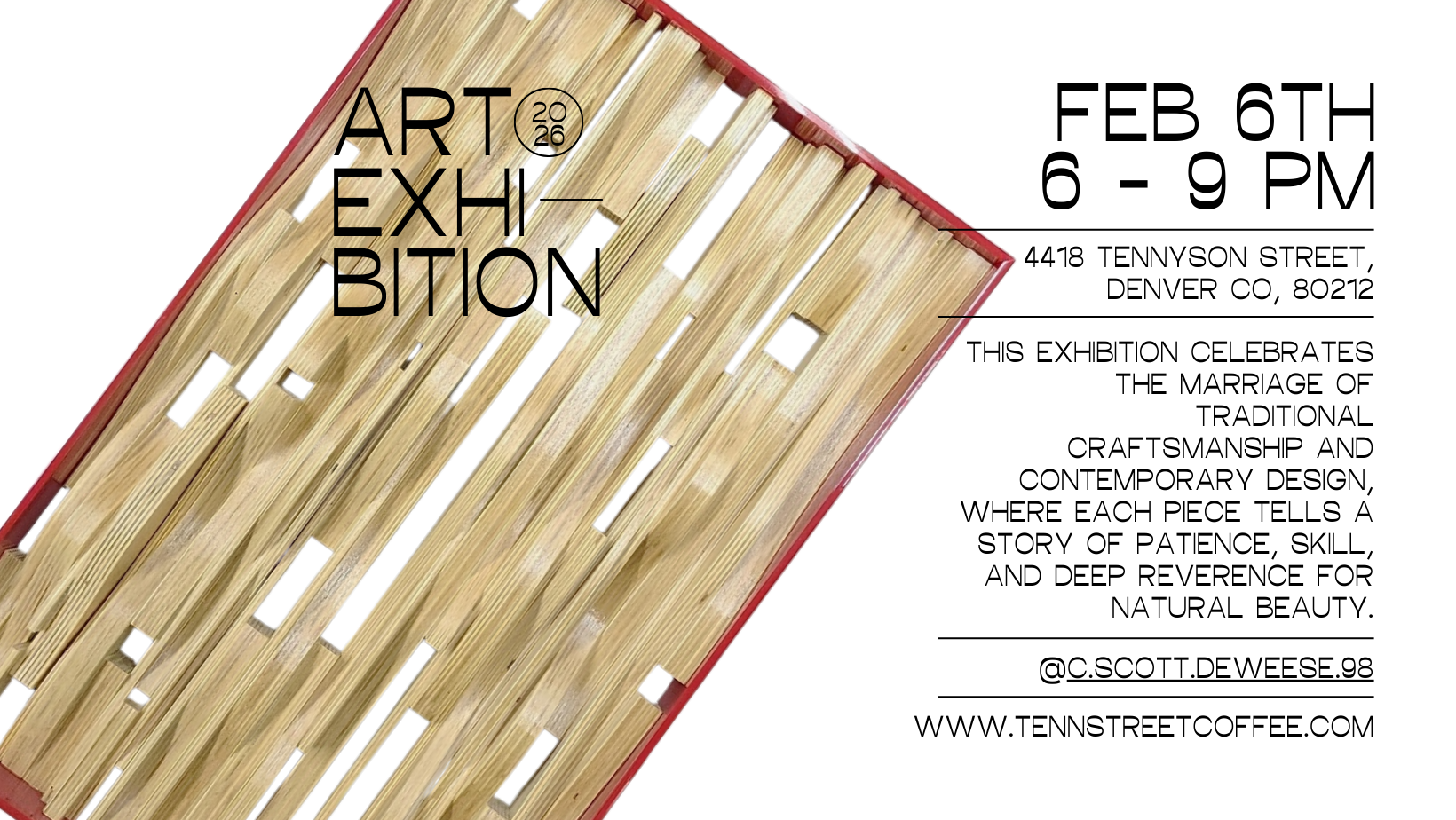 Master Woodworker Scott Deweese Art Opening