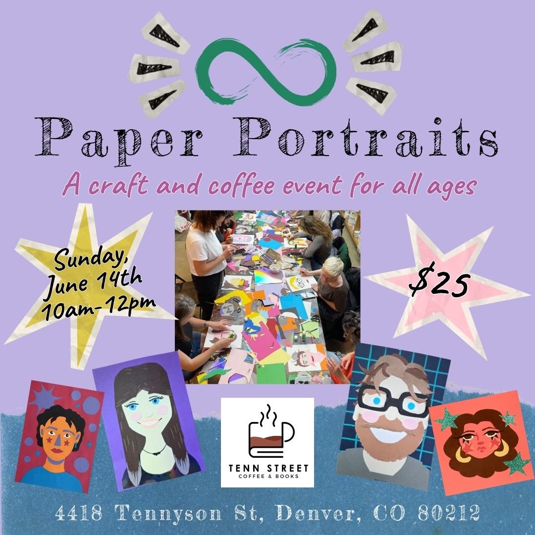 Paper Portraits at Tenn Street Coffee