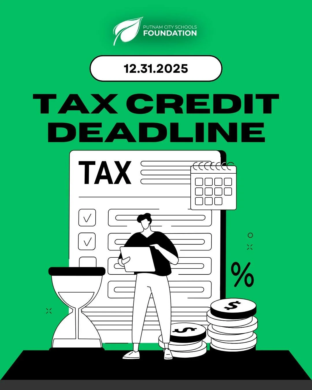 Mark your calendars ➡ The deadline to make an eligible donation for your 2025 tax returned is December 31 🚨

Under the Oklahoma Equal Opportunity Education Scholarship Act (OEOSA), an individual can receive up to $1,000, couples filing jointly can r