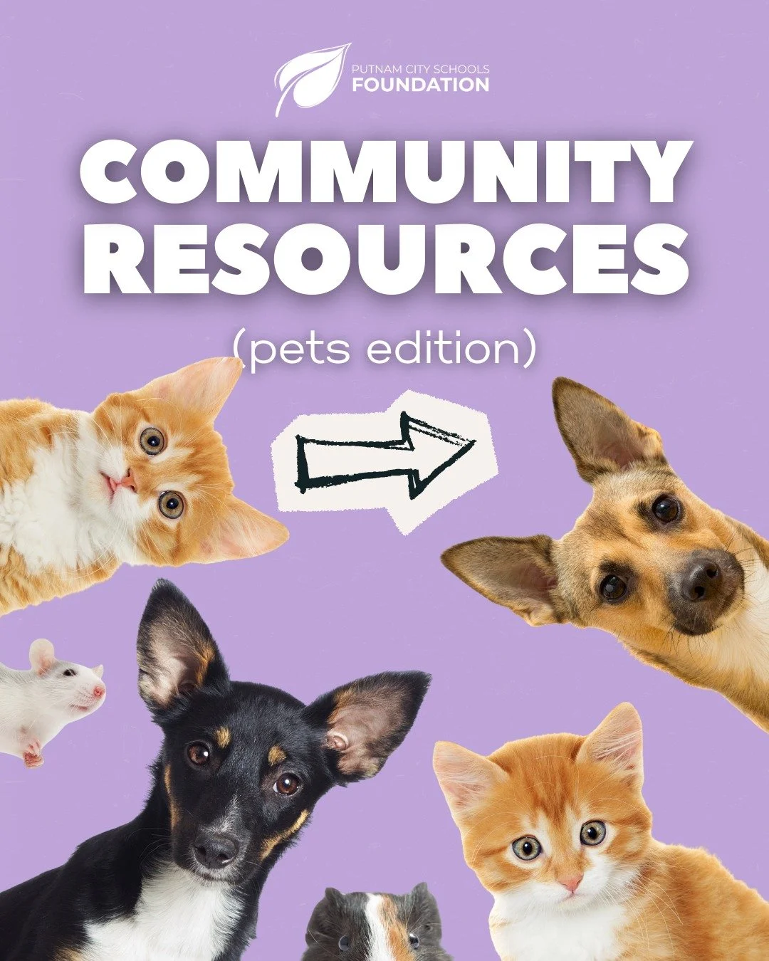 When families are going through tough times, it affects everybody, even the four-legged family members 🐾

Thankfully, there are several resources in and around the Putnam City District to provide free and low-cost veterinary care, pet food, and supp