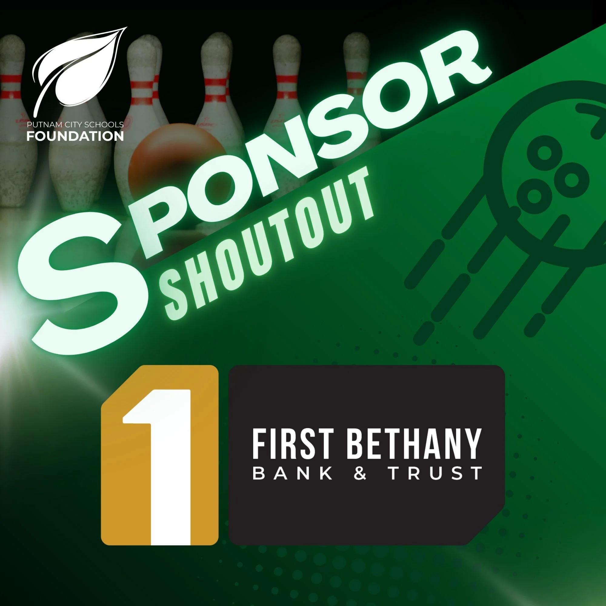 This week's #SponsorShoutout goes to First Bethany Bank &amp; Trust 🏦

Longtime supporters of the Putnam City Schools Foundation, First Bethany Bank &amp; Trust has been serving its customers with integrity, consistency, and personal attention since