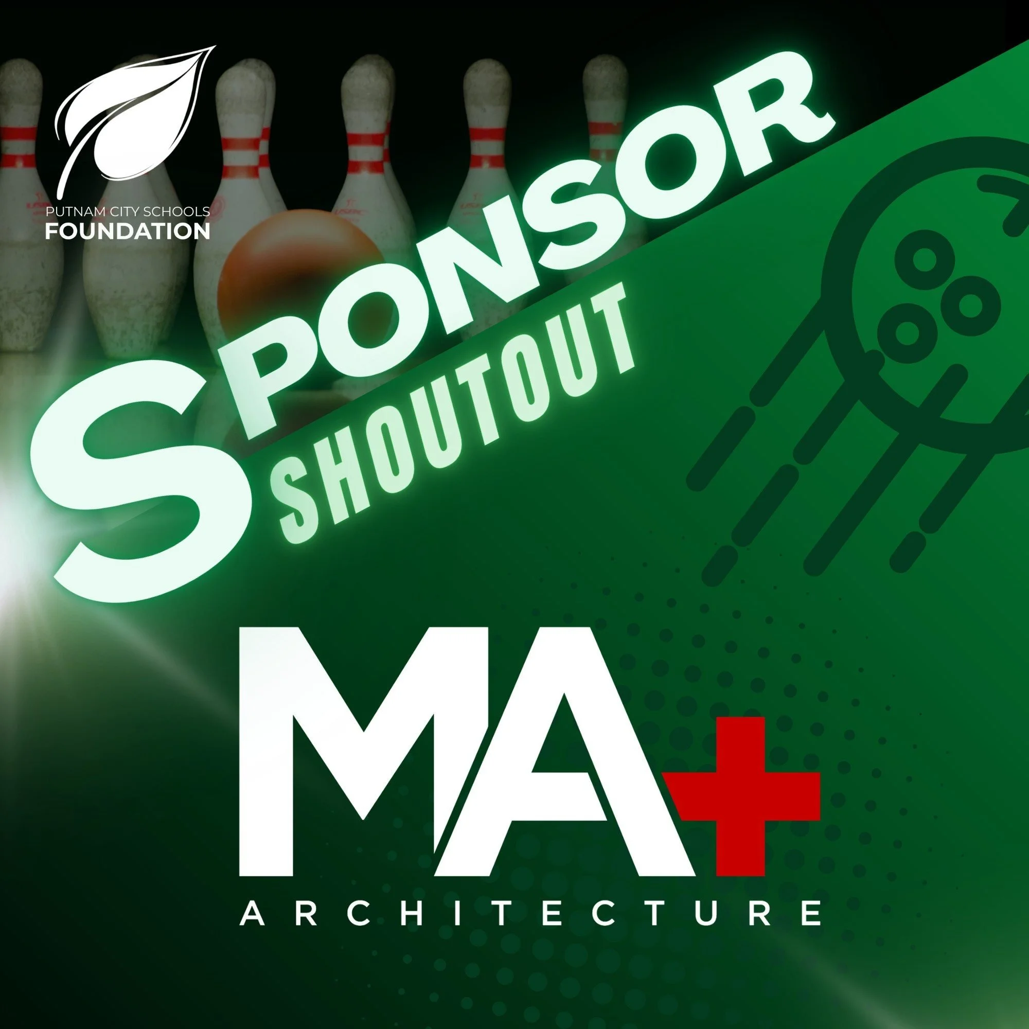 Time for another #SponsorShoutout 🎳

MA+ is an award-winning architecture firm and a champion of Putnam City Schools 💪 They combine purpose-driven design with expertise and innovation.

➡ You have until Monday, April 6 to secure your lane! Visit th